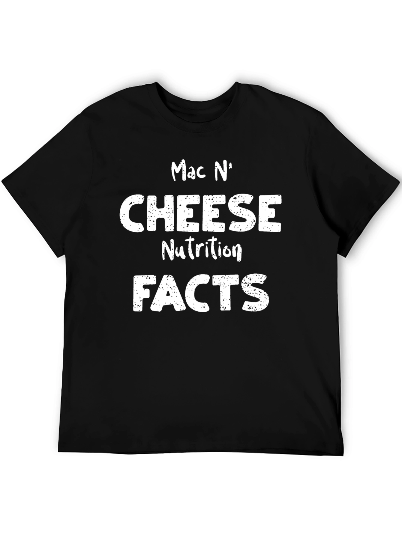 Mac N Cheese Nutrition Facts Funny T-Shirt