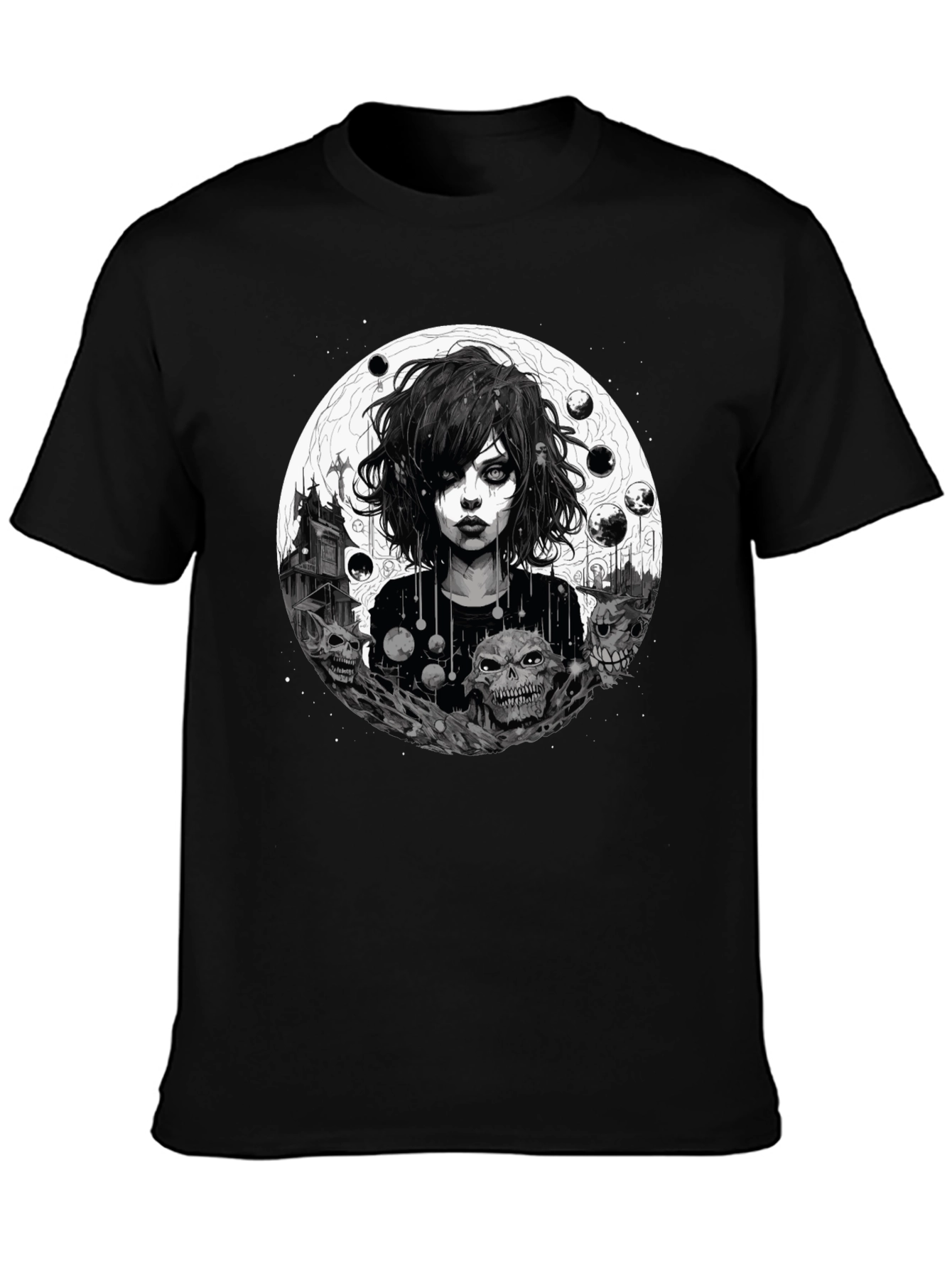 Gothic Skull Graphic Tee