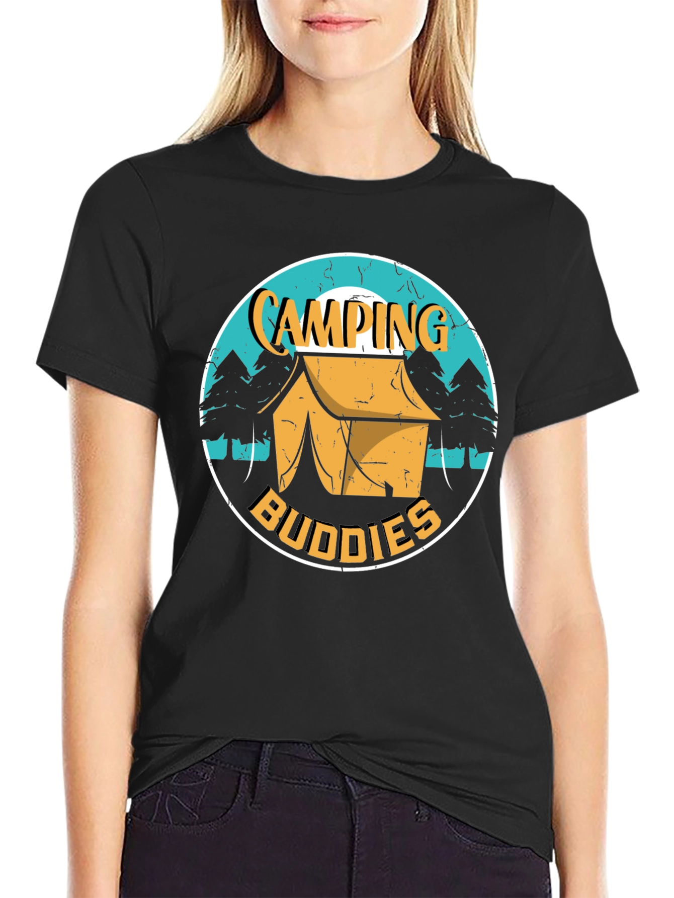 Camping Buddies Graphic Tee - Adventure Ready!