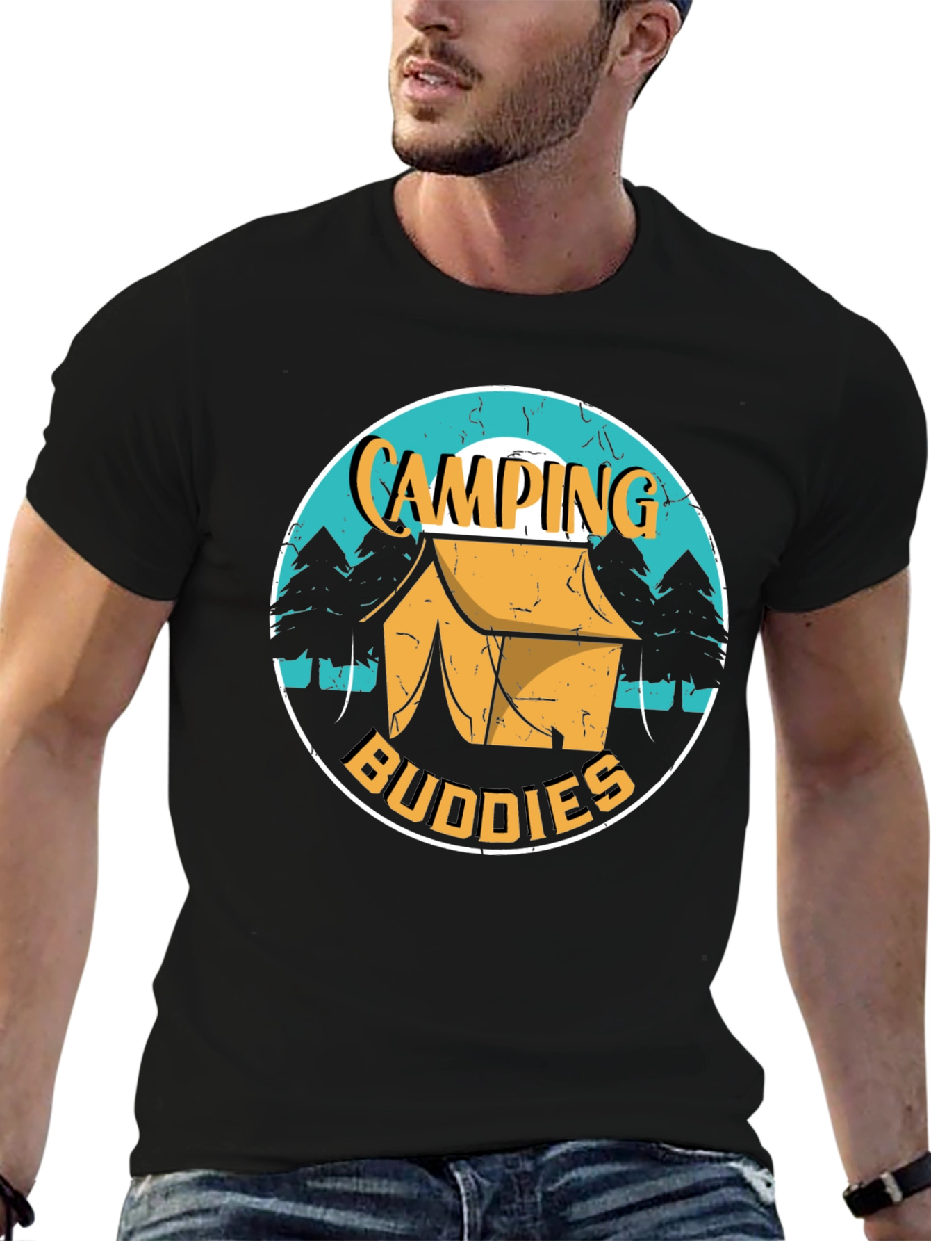 Camping Buddies Graphic Tee - Adventure Ready!