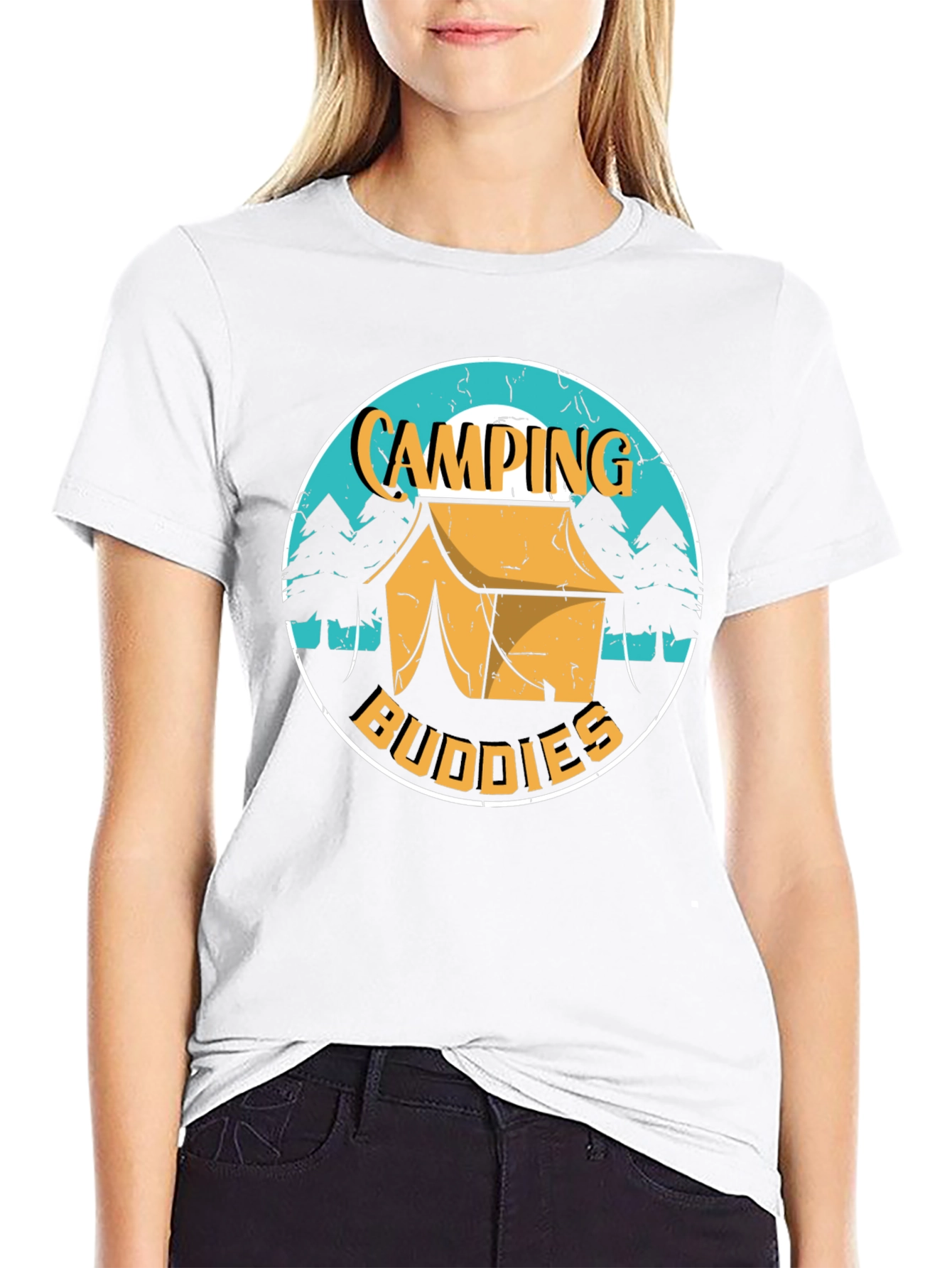 Camping Buddies Graphic Tee - Adventure Ready!