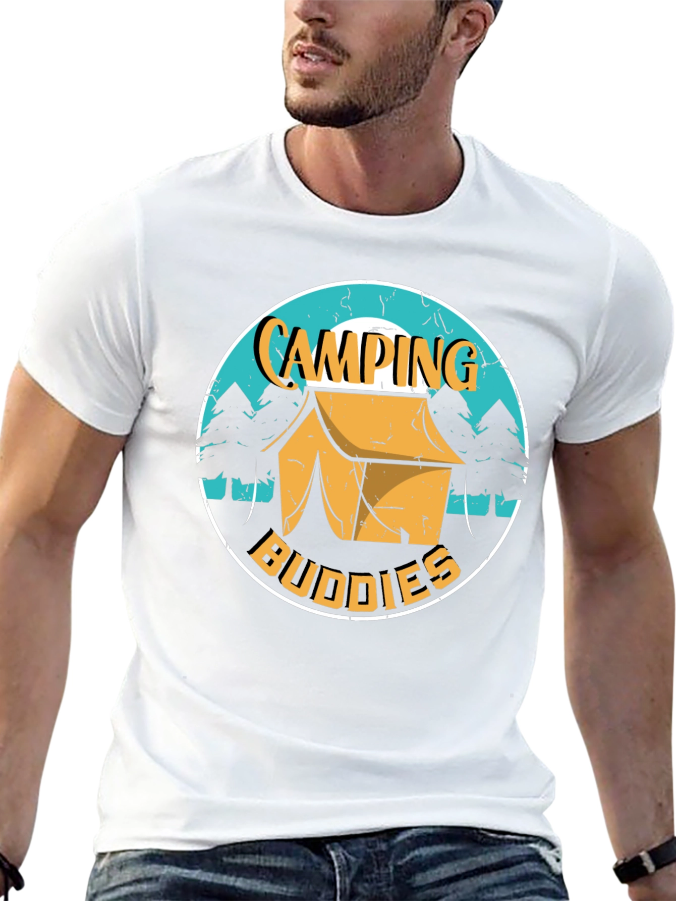 Camping Buddies Graphic Tee - Adventure Ready!