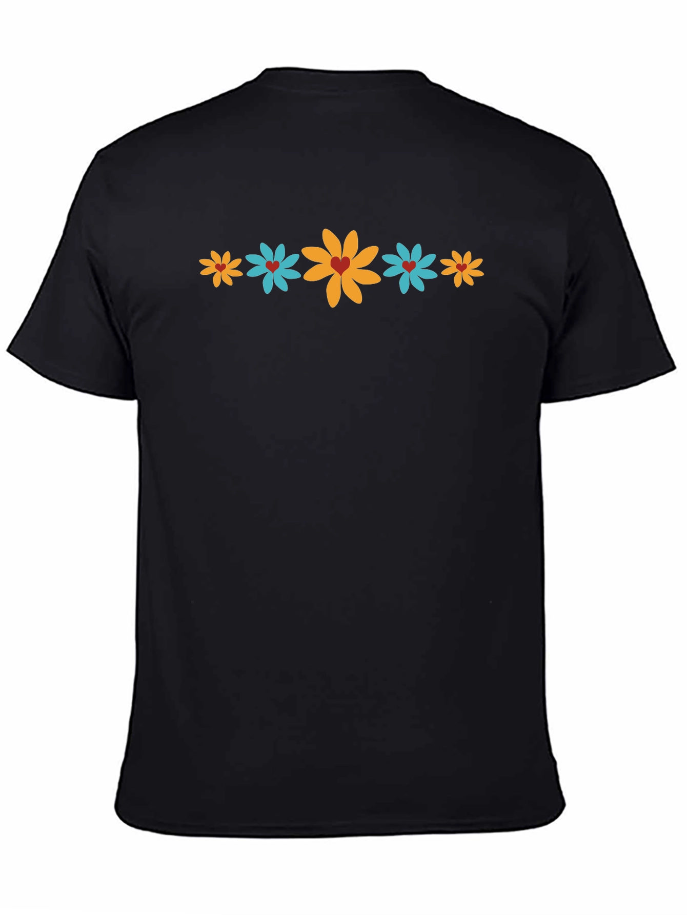 Floral Graphic Print T-Shirt - Casual Style
