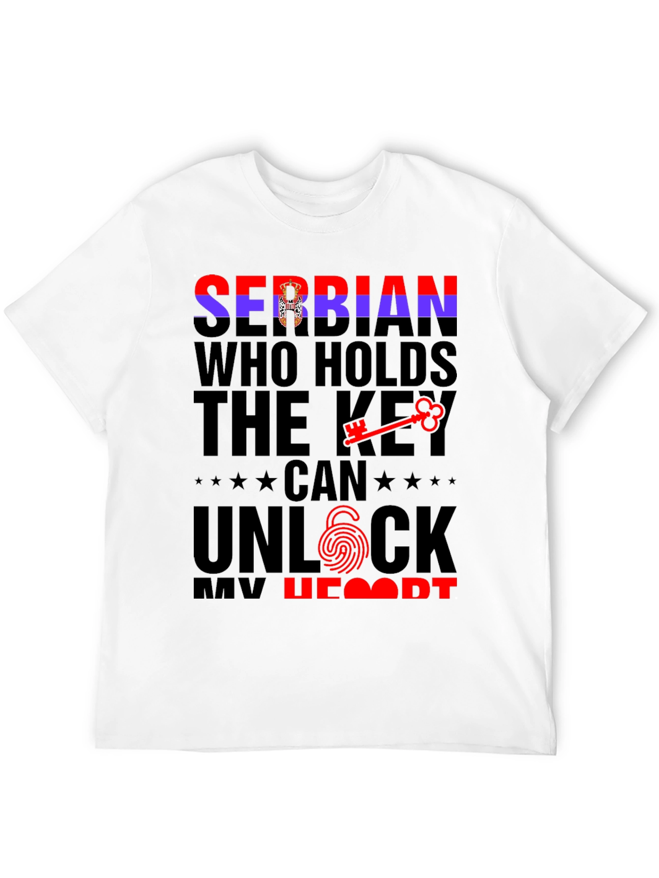 Serbian Key to My Heart T-Shirt