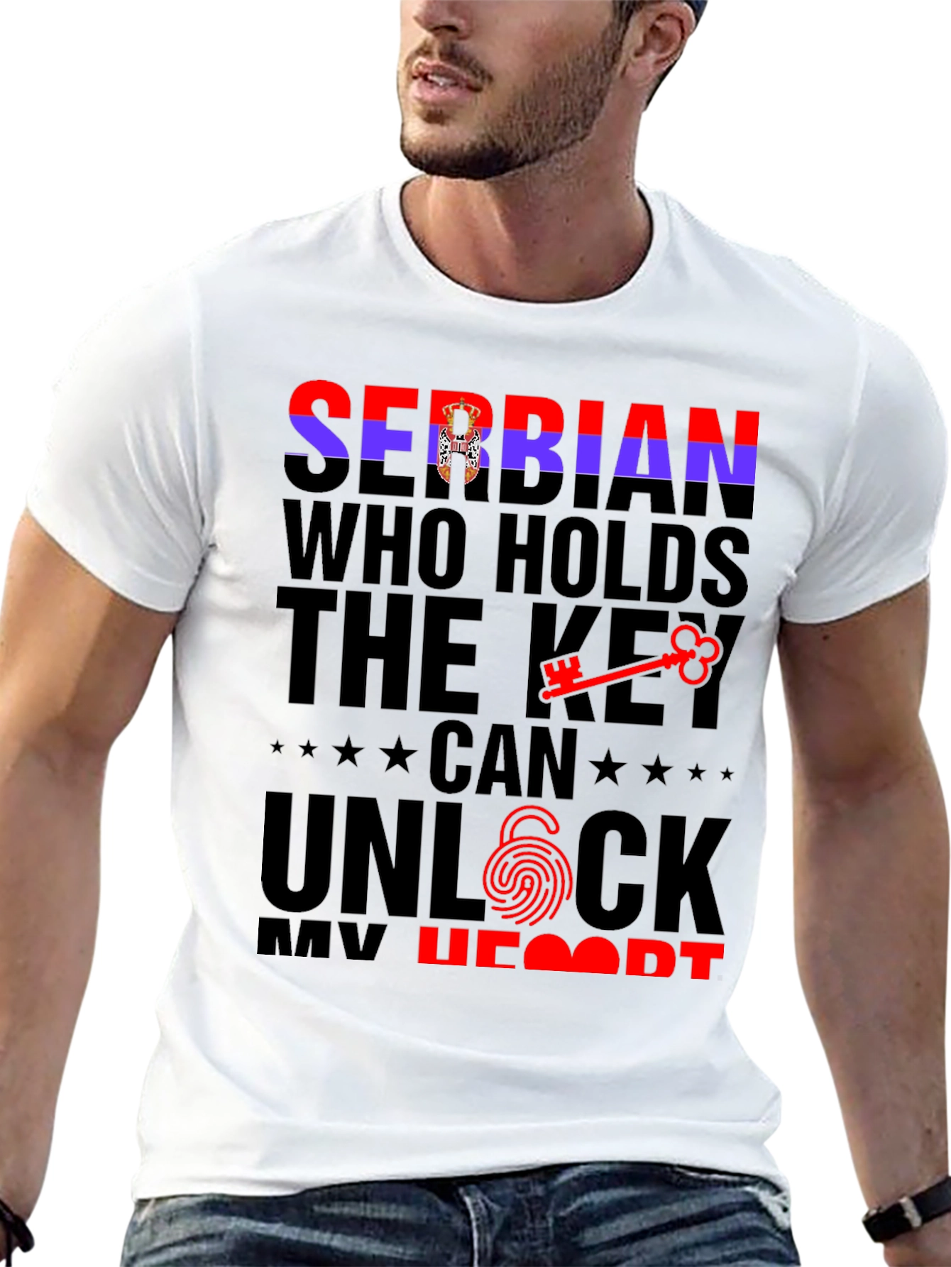 Serbian Key to My Heart T-Shirt