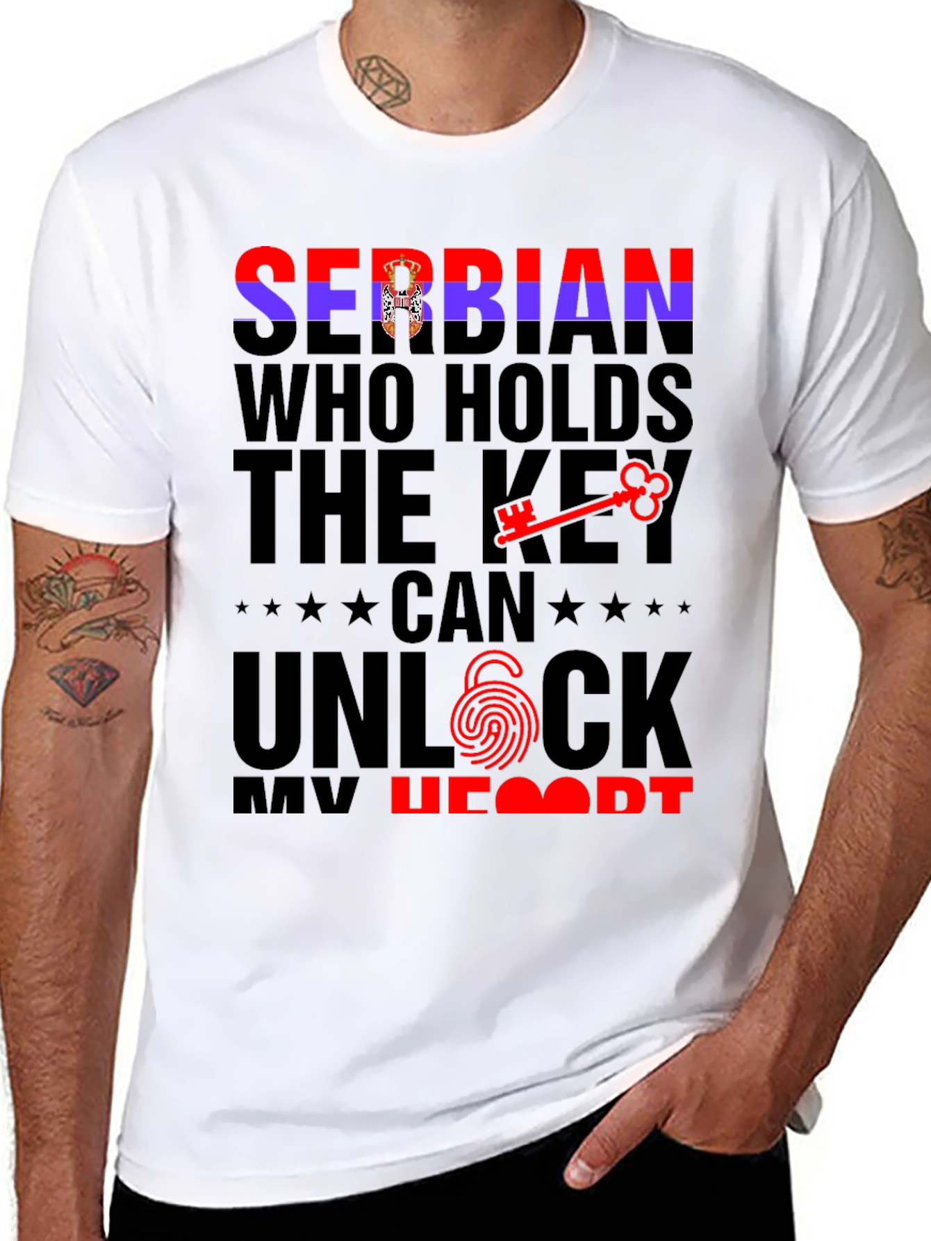 Serbian Key to My Heart T-Shirt