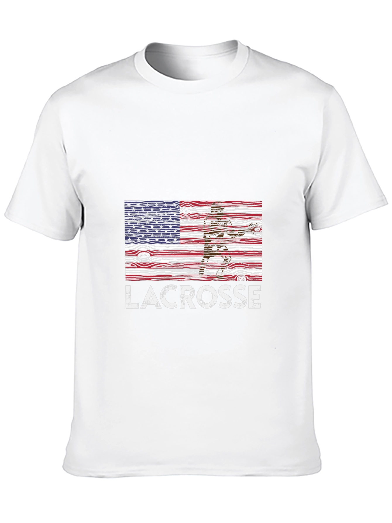 Lacrosse American Flag T-Shirt
