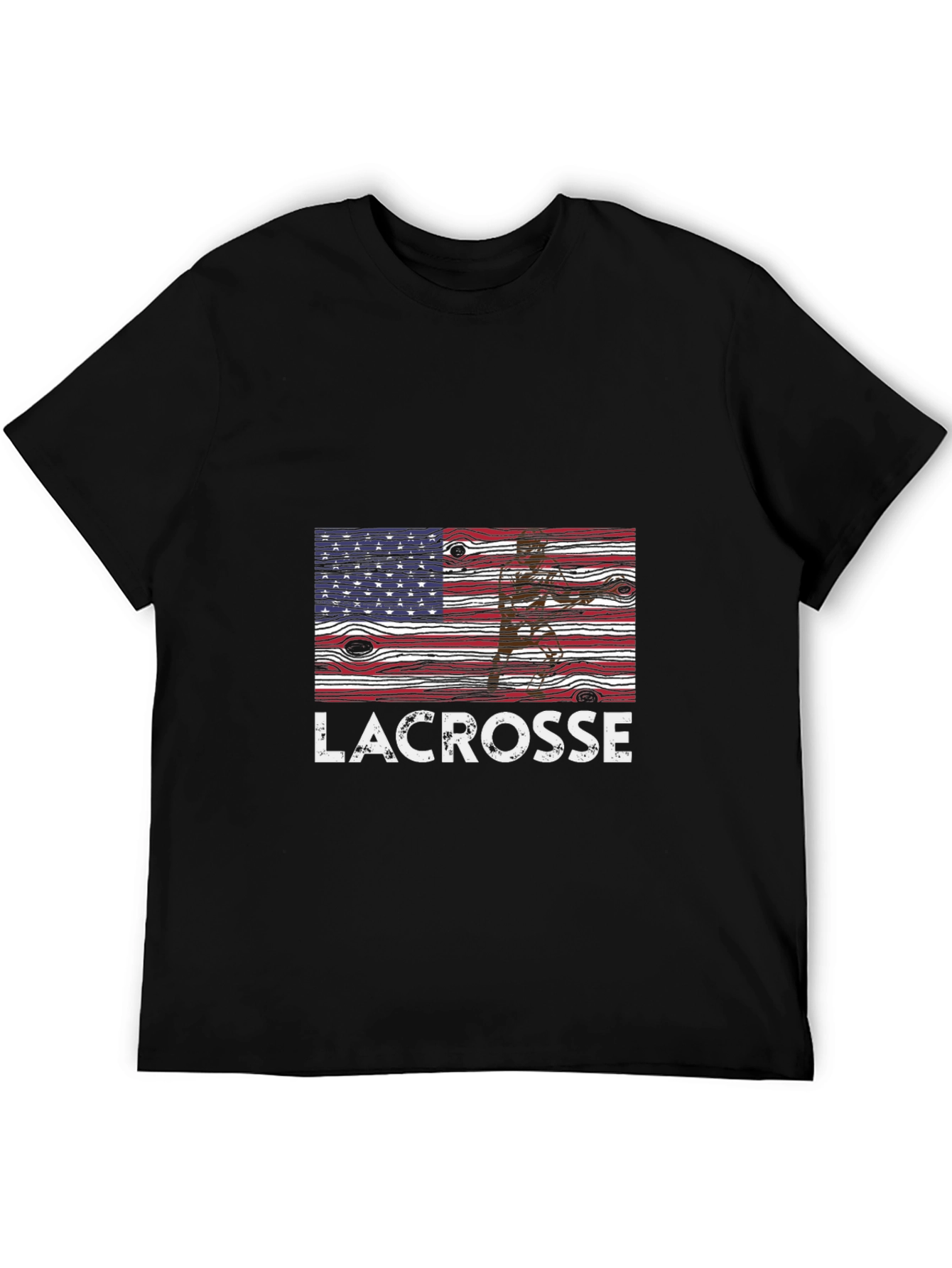 Lacrosse American Flag T-Shirt
