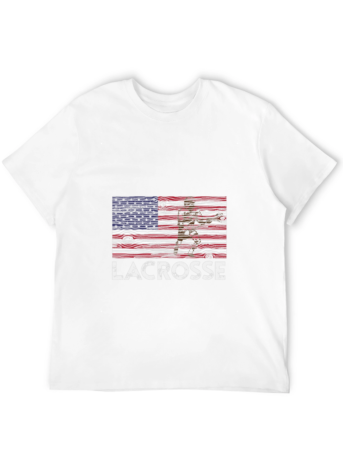 Lacrosse American Flag T-Shirt