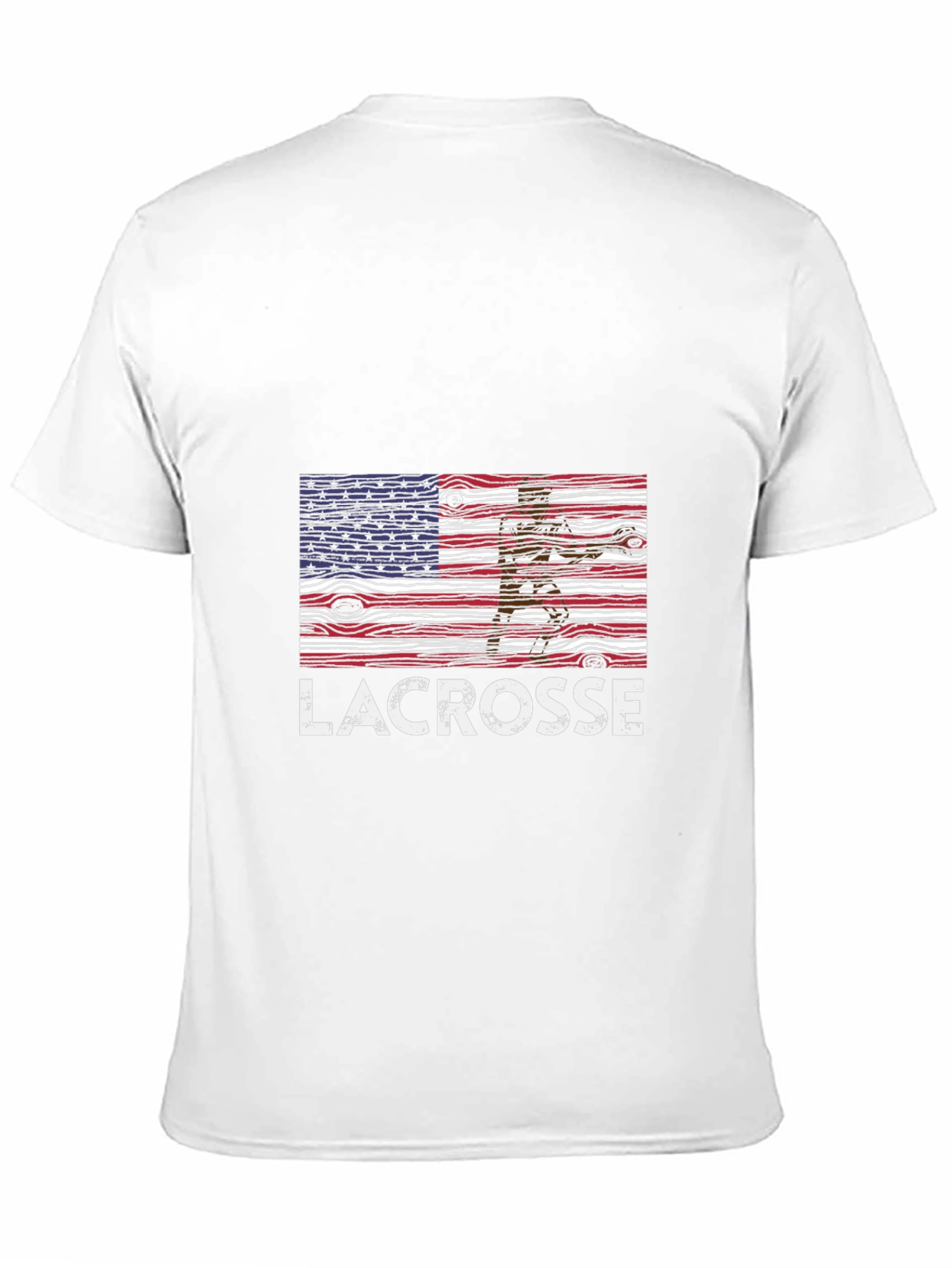 Lacrosse American Flag T-Shirt