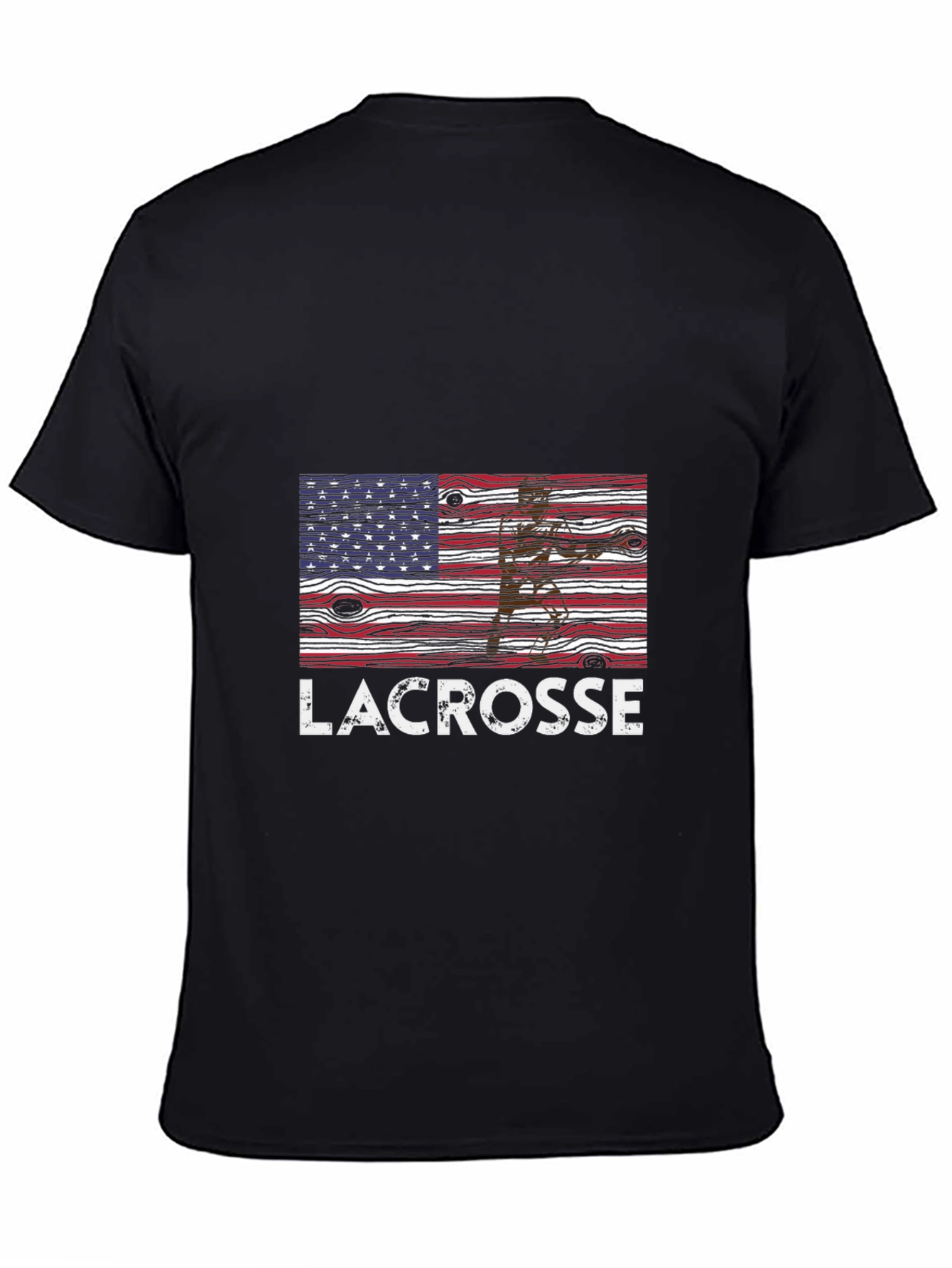 Lacrosse American Flag T-Shirt