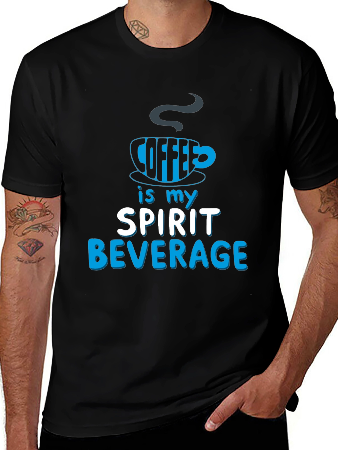 Coffee is My Spirit Beverage Graphic Tee