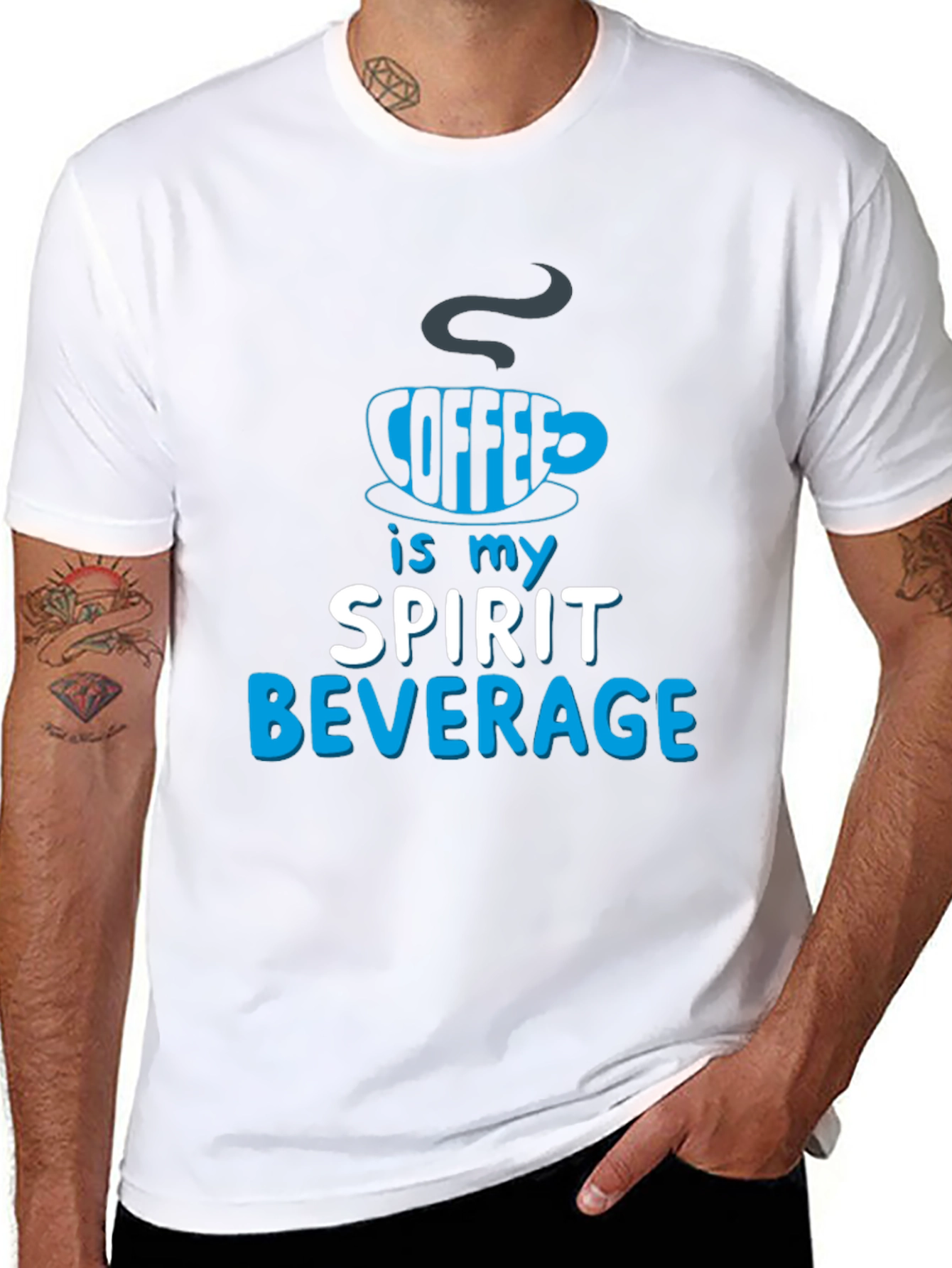 Coffee is My Spirit Beverage Graphic Tee