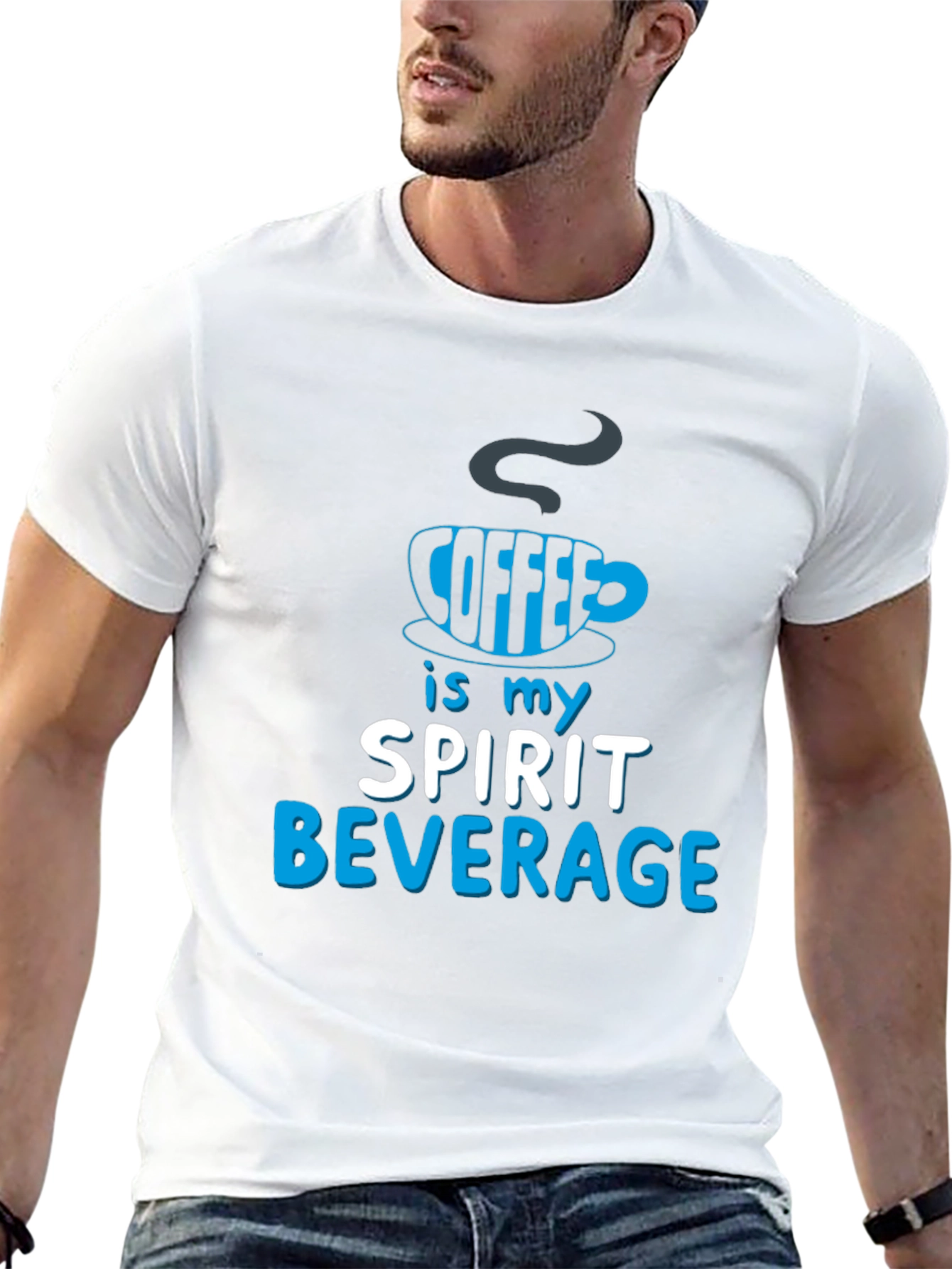 Coffee is My Spirit Beverage Graphic Tee
