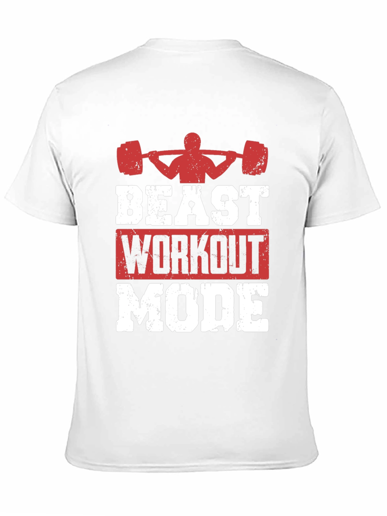 Beast Workout Mode Graphic Tee - Gym Motivation