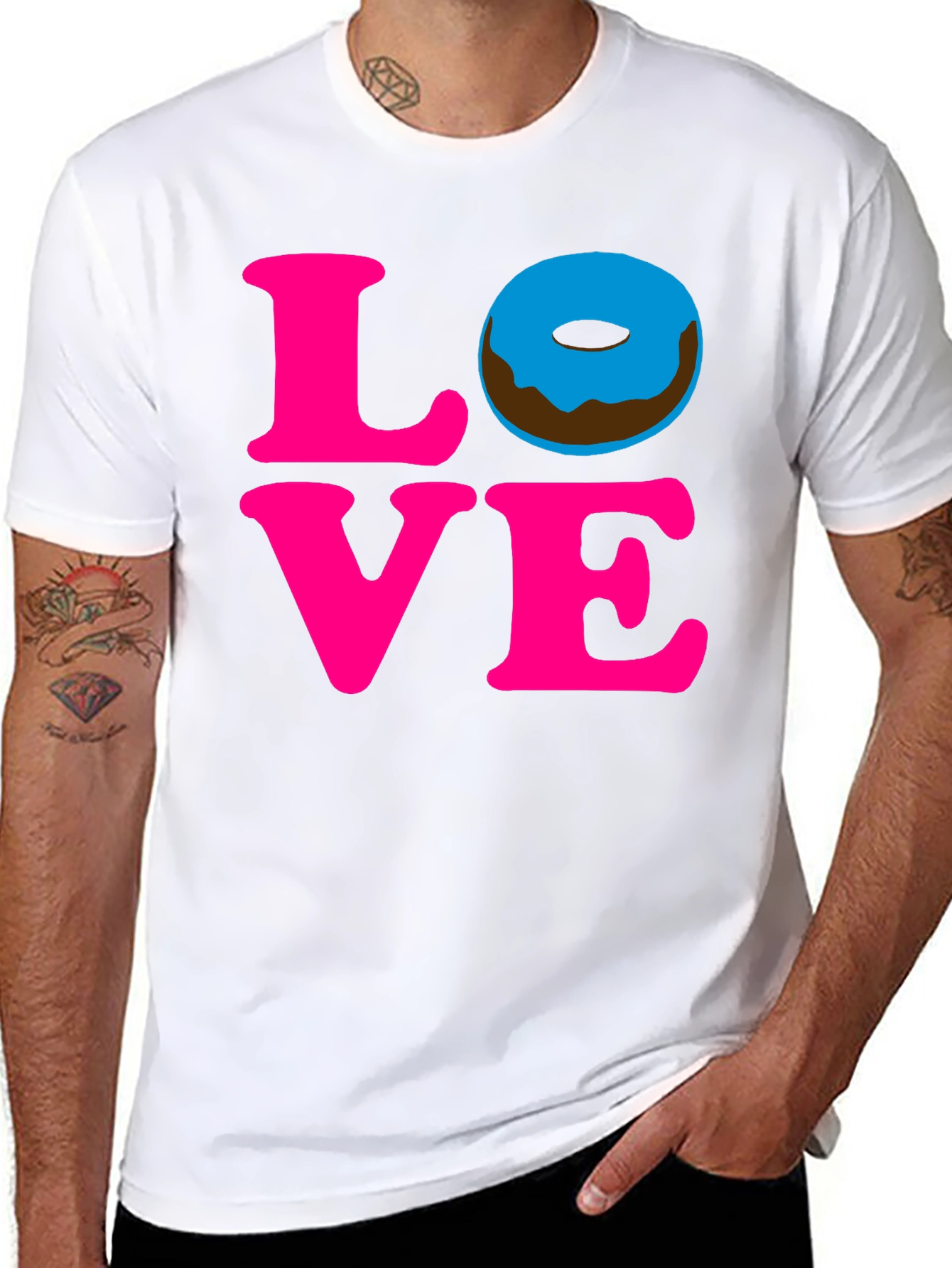 Love Donut T-Shirt - Stylish Casual Wear