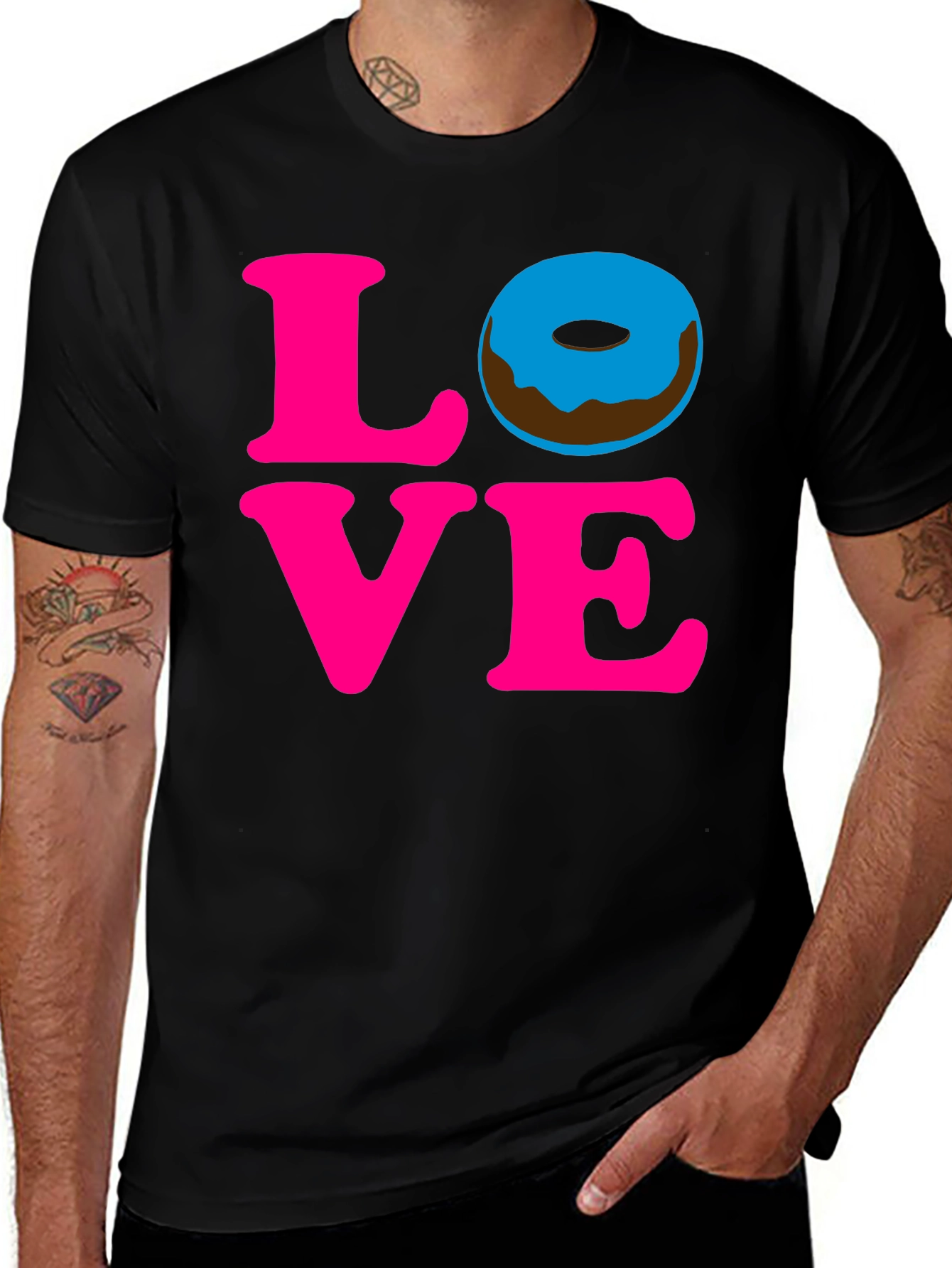 Love Donut T-Shirt - Stylish Casual Wear