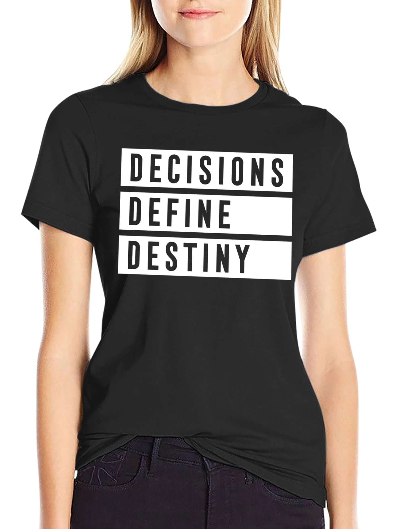 Decisions Define Destiny Graphic Tee - Black