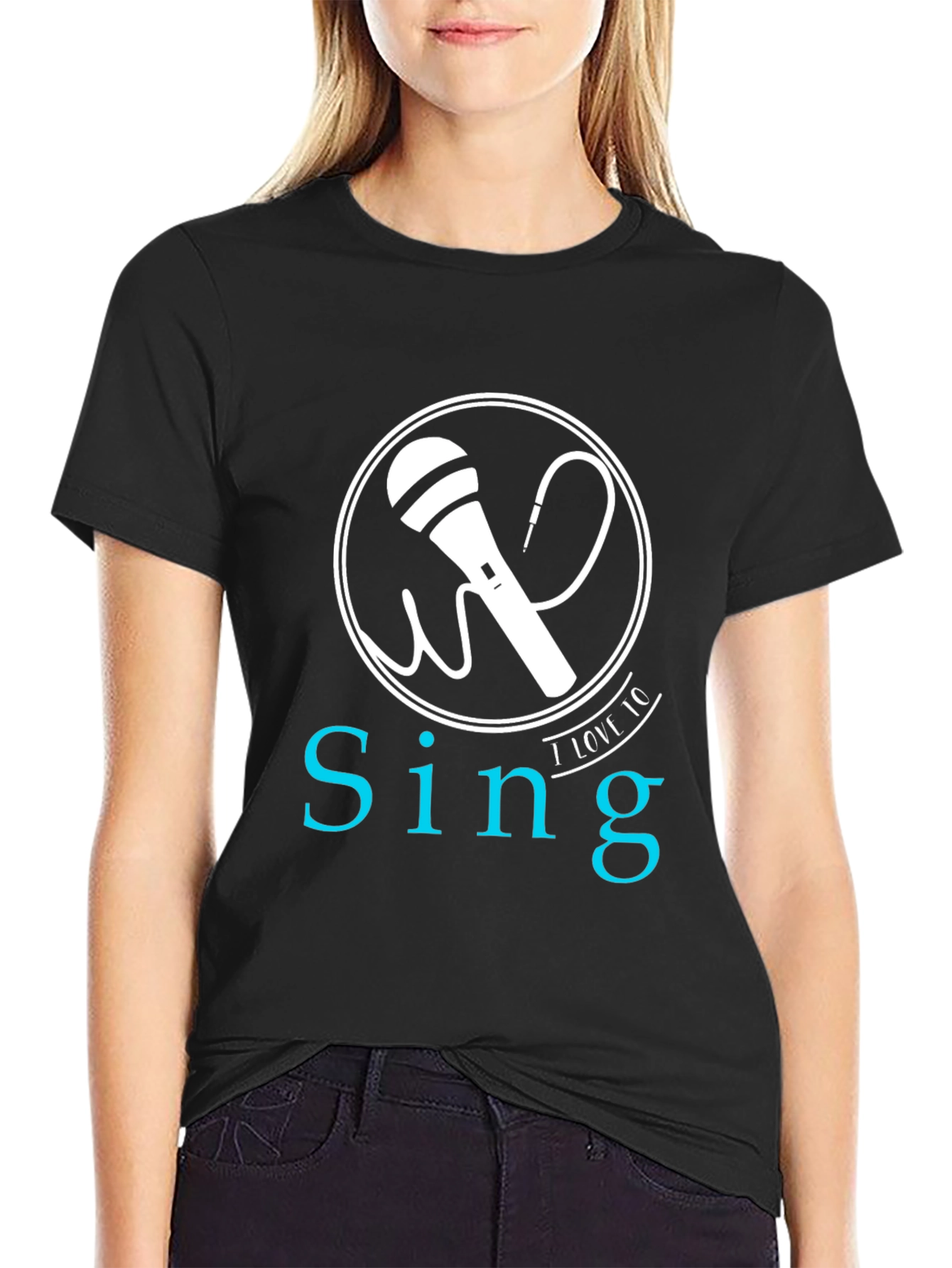 Sing T-Shirt - Microphone Graphic Tee