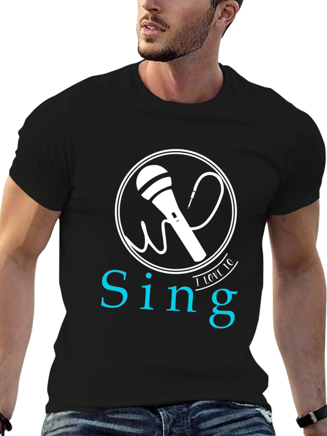 Sing T-Shirt - Microphone Graphic Tee