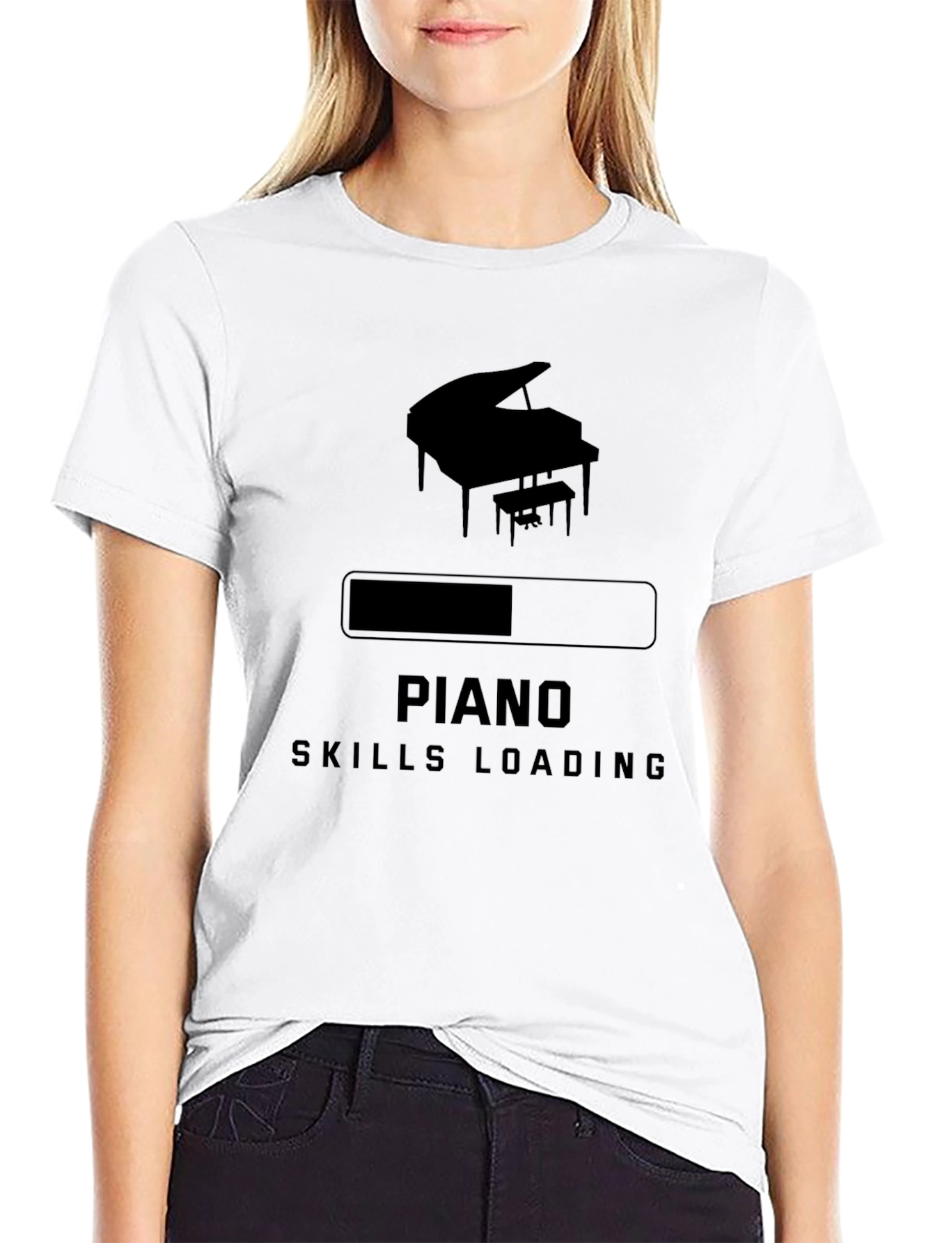 Piano Skills Loading T-Shirt - Musician Tee