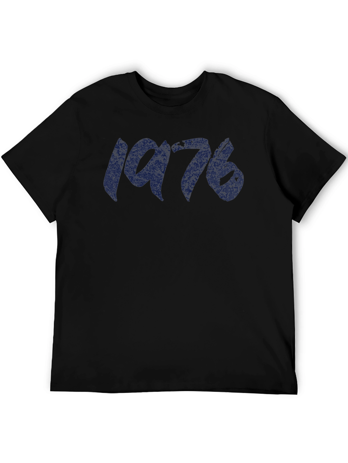 1976 Graphic Tee - Black Cotton T-Shirt