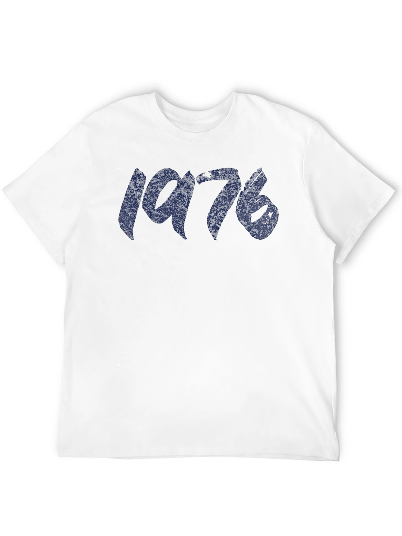1976 Graphic Tee - Black Cotton T-Shirt