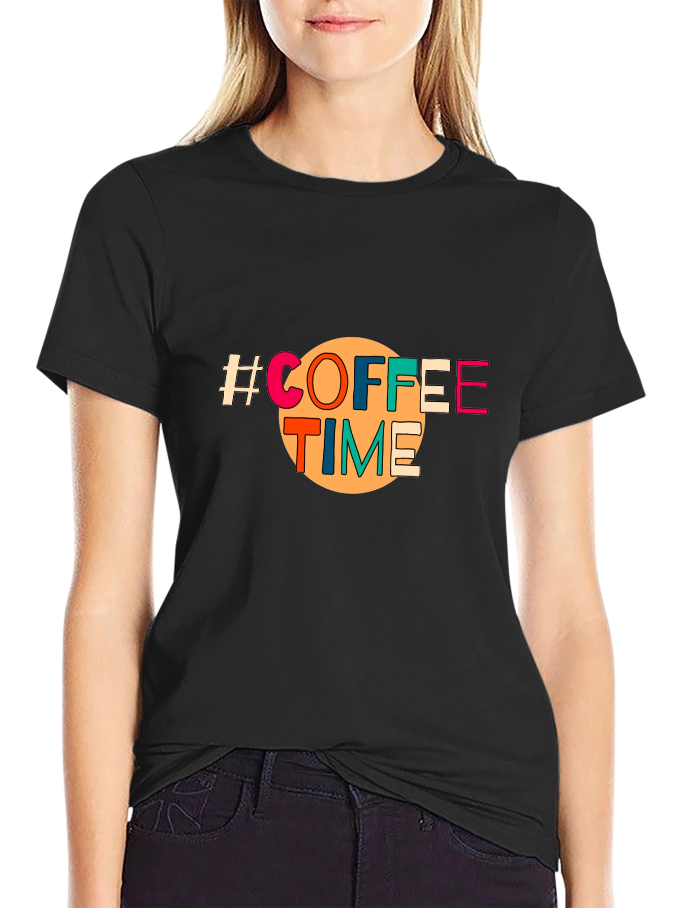 Coffee Time Graphic Tee - Unisex Black T-Shirt