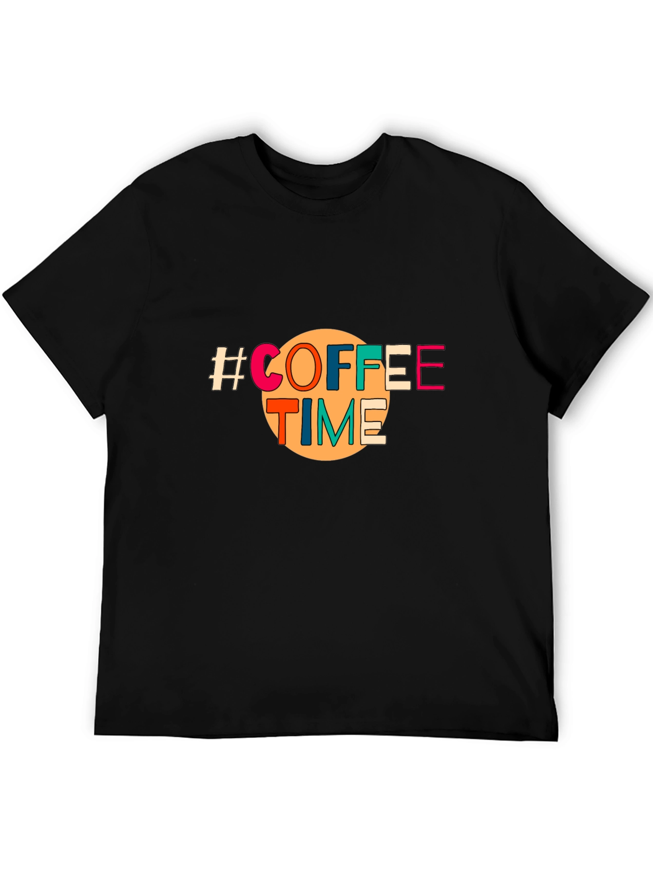 Coffee Time Graphic Tee - Unisex Black T-Shirt
