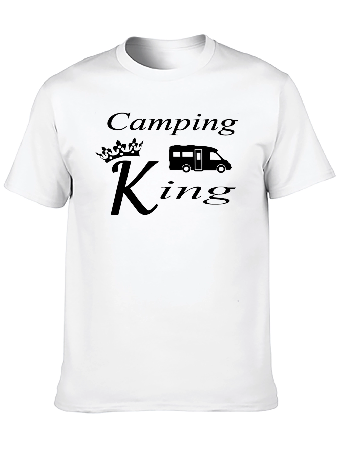 Camping King T-Shirt RV Camper Graphic Tee