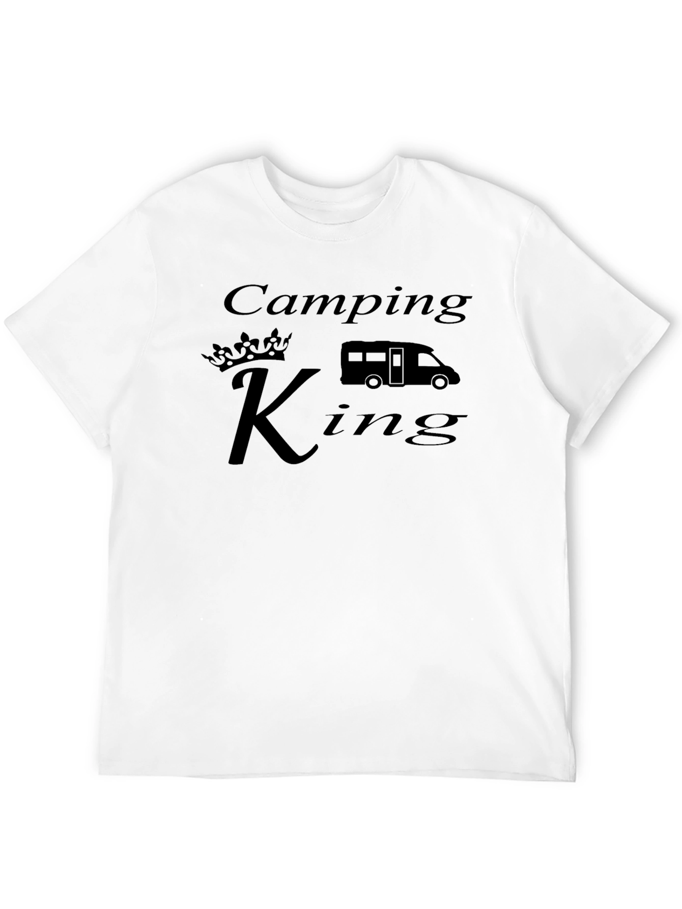 Camping King T-Shirt RV Camper Graphic Tee