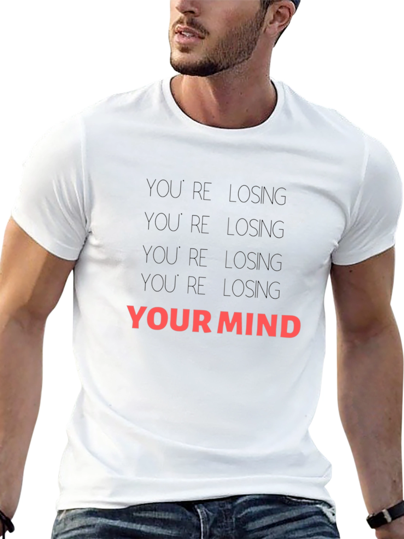 Losing Your Mind Graphic Print T-Shirt