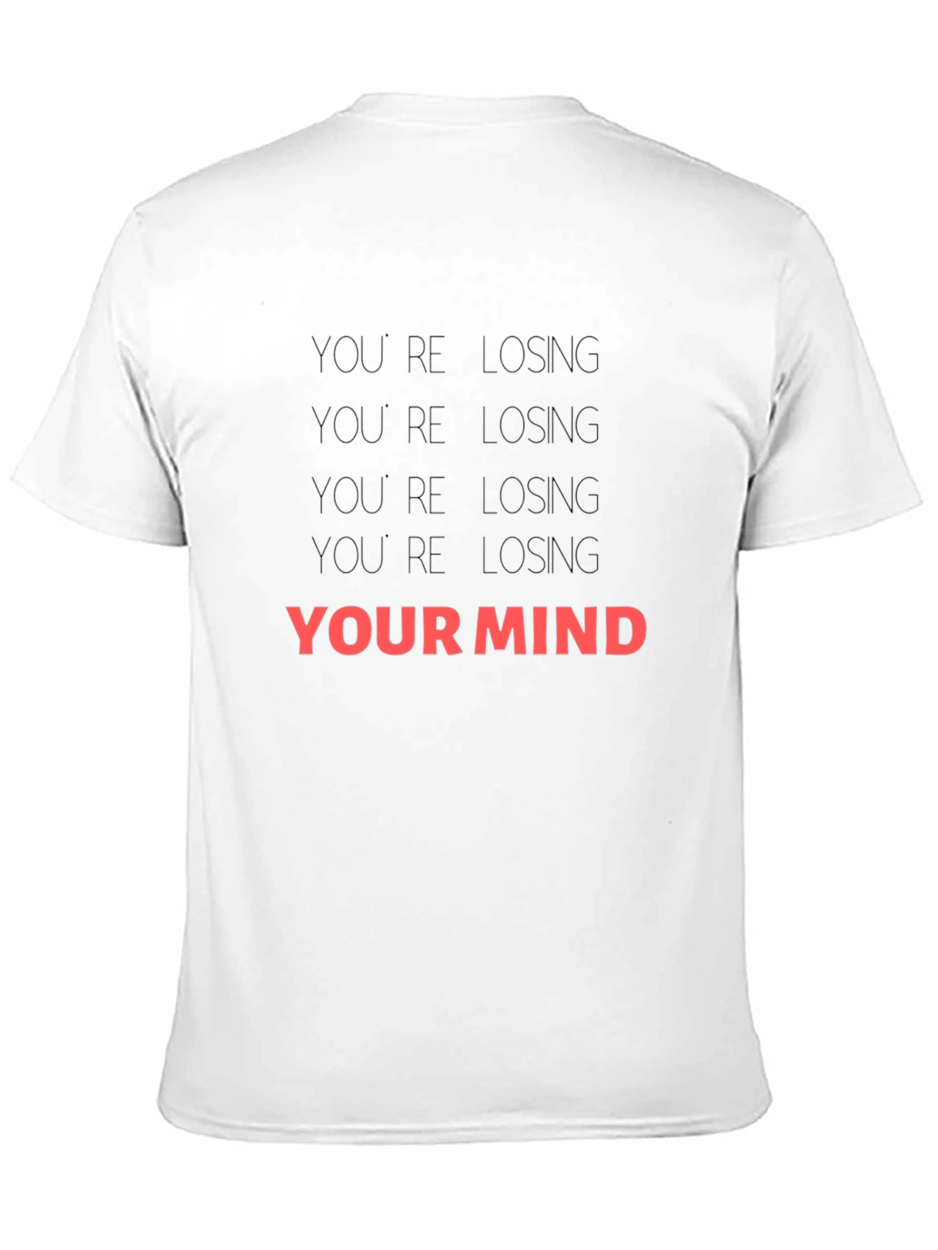 Losing Your Mind Graphic Print T-Shirt