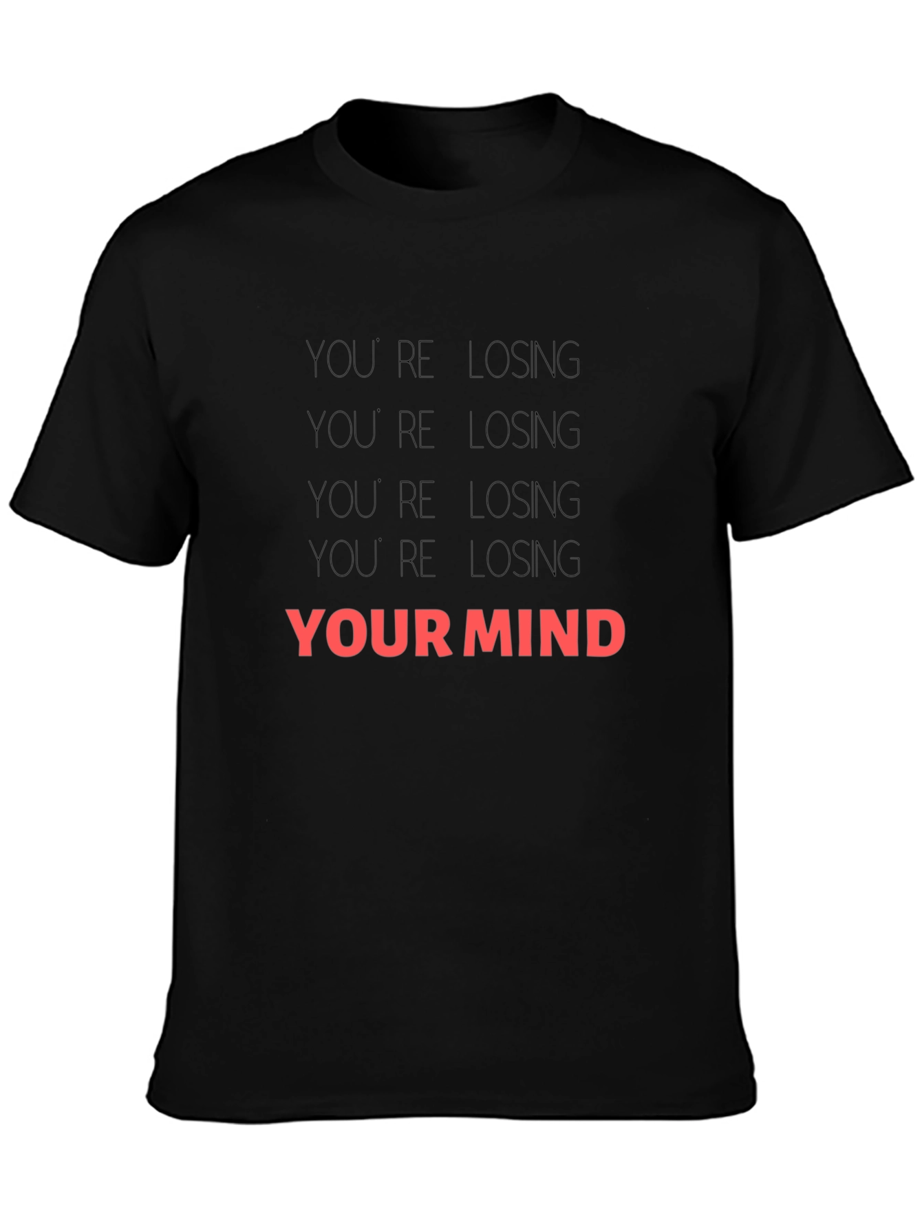 Losing Your Mind Graphic Print T-Shirt