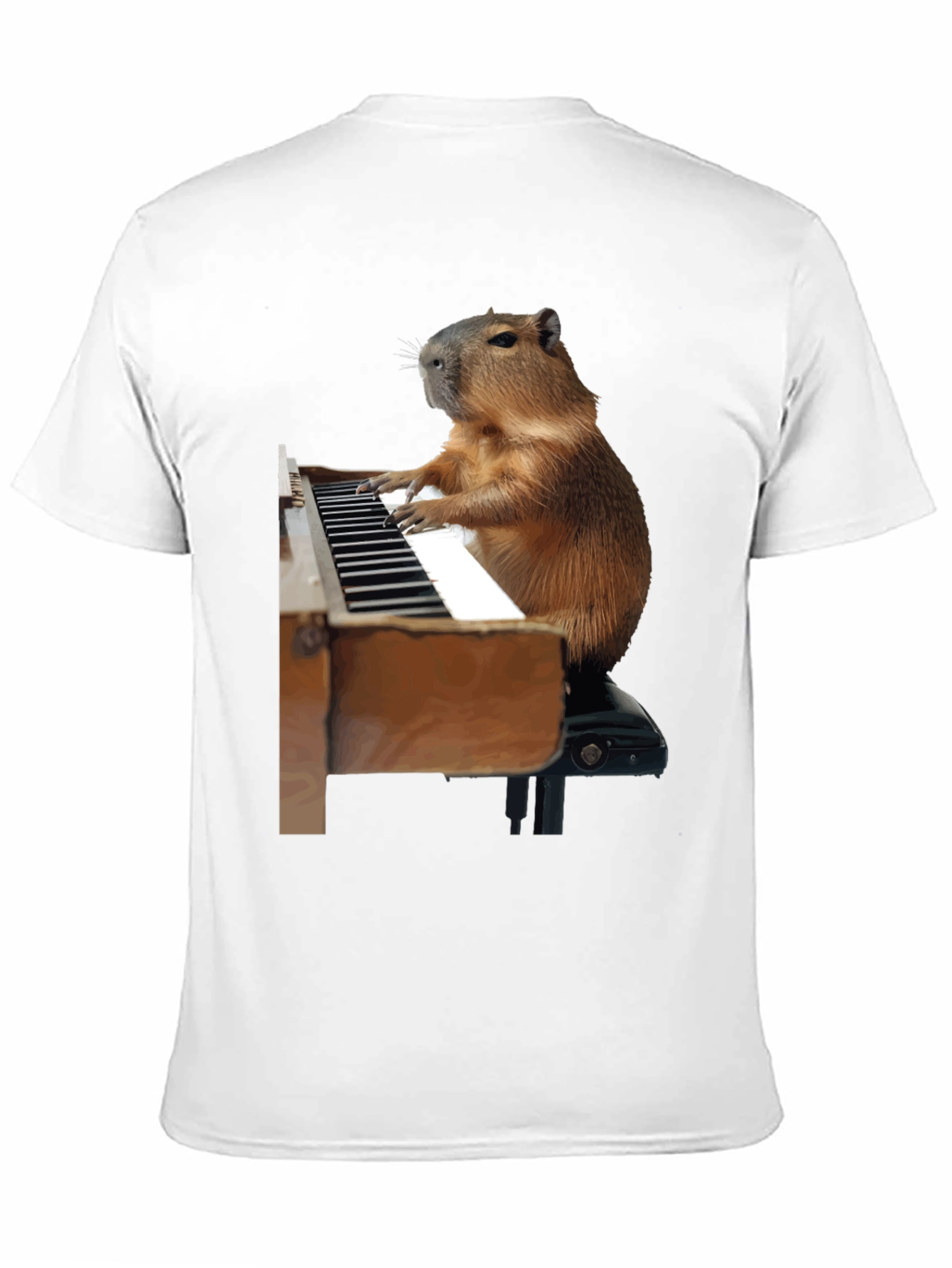 Capybara Piano T-Shirt