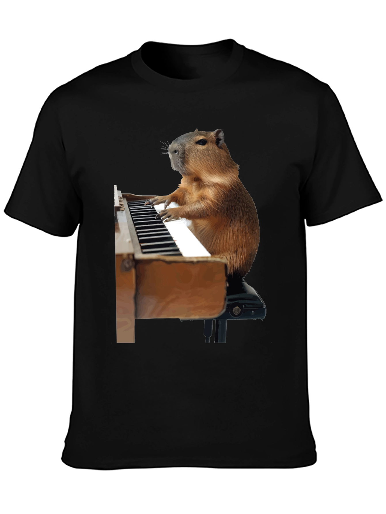 Capybara Piano T-Shirt