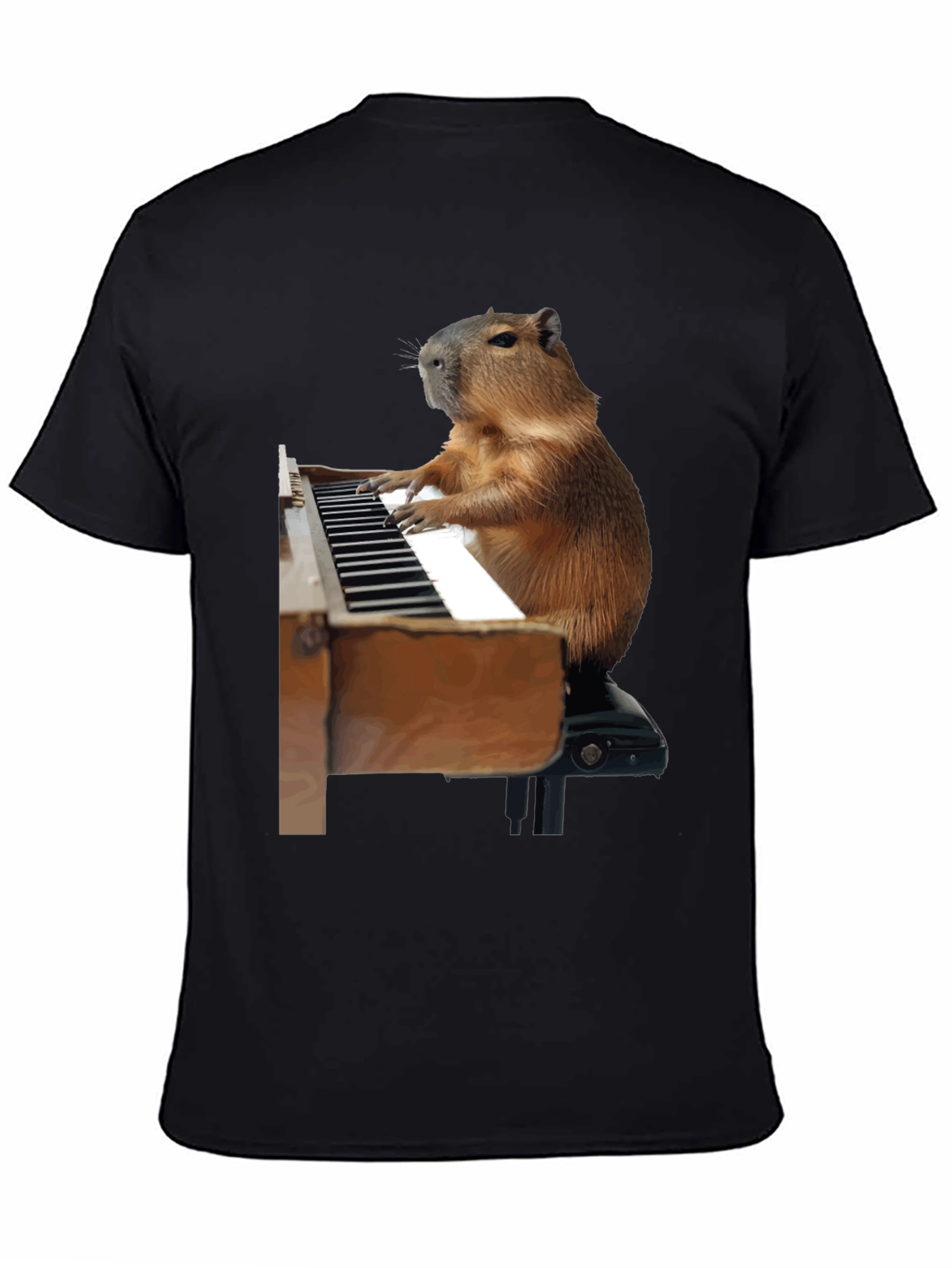 Capybara Piano T-Shirt