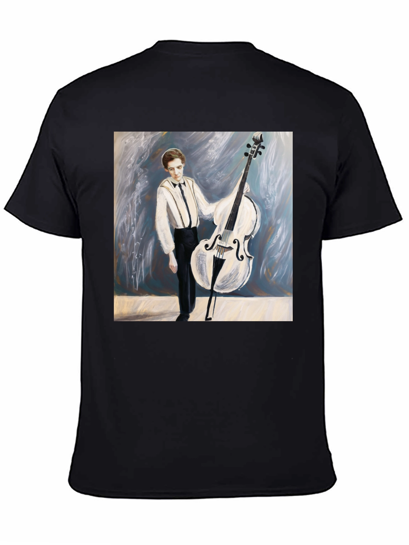 Musician Double Bass Art T-Shirt