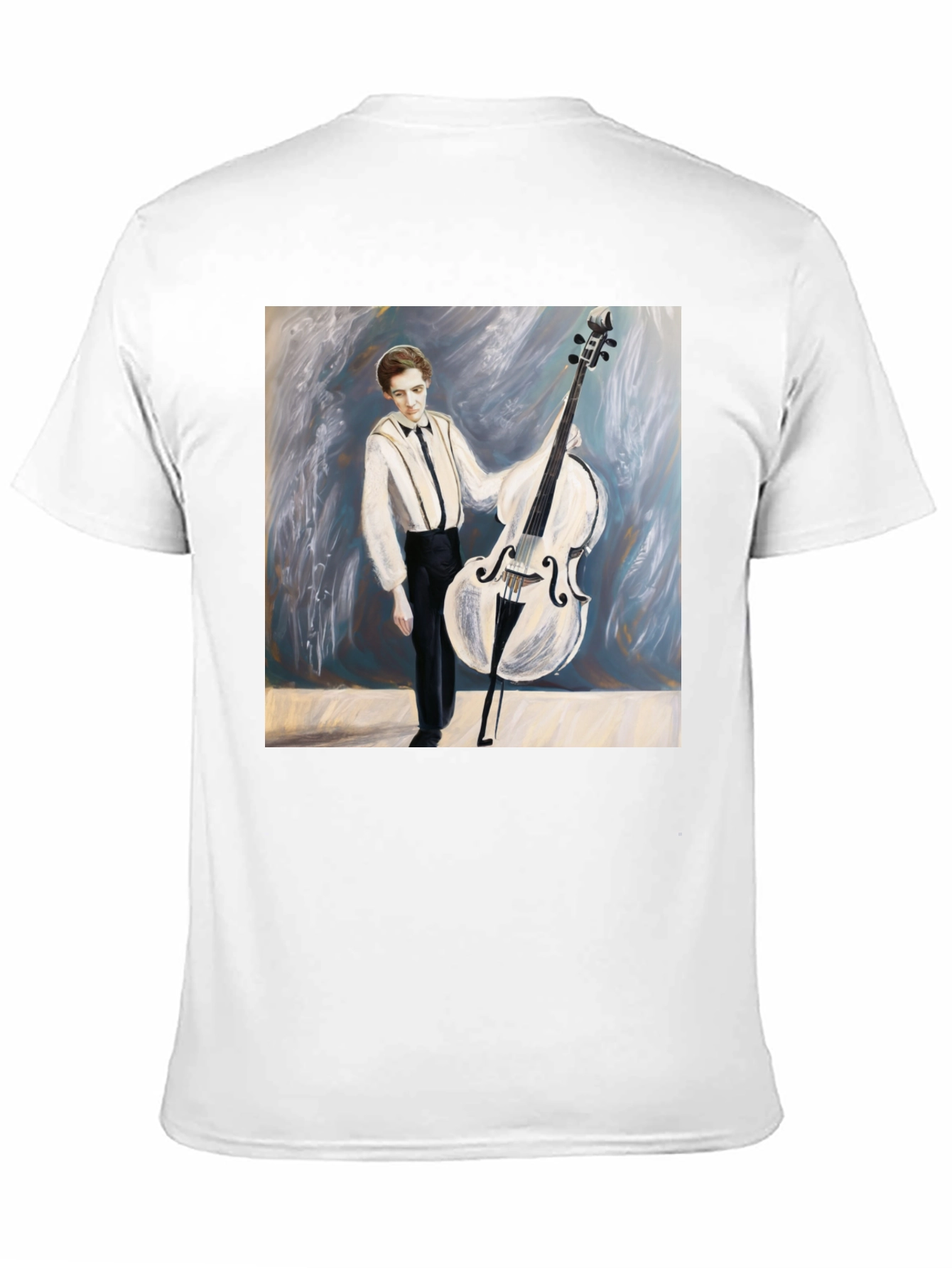Musician Double Bass Art T-Shirt