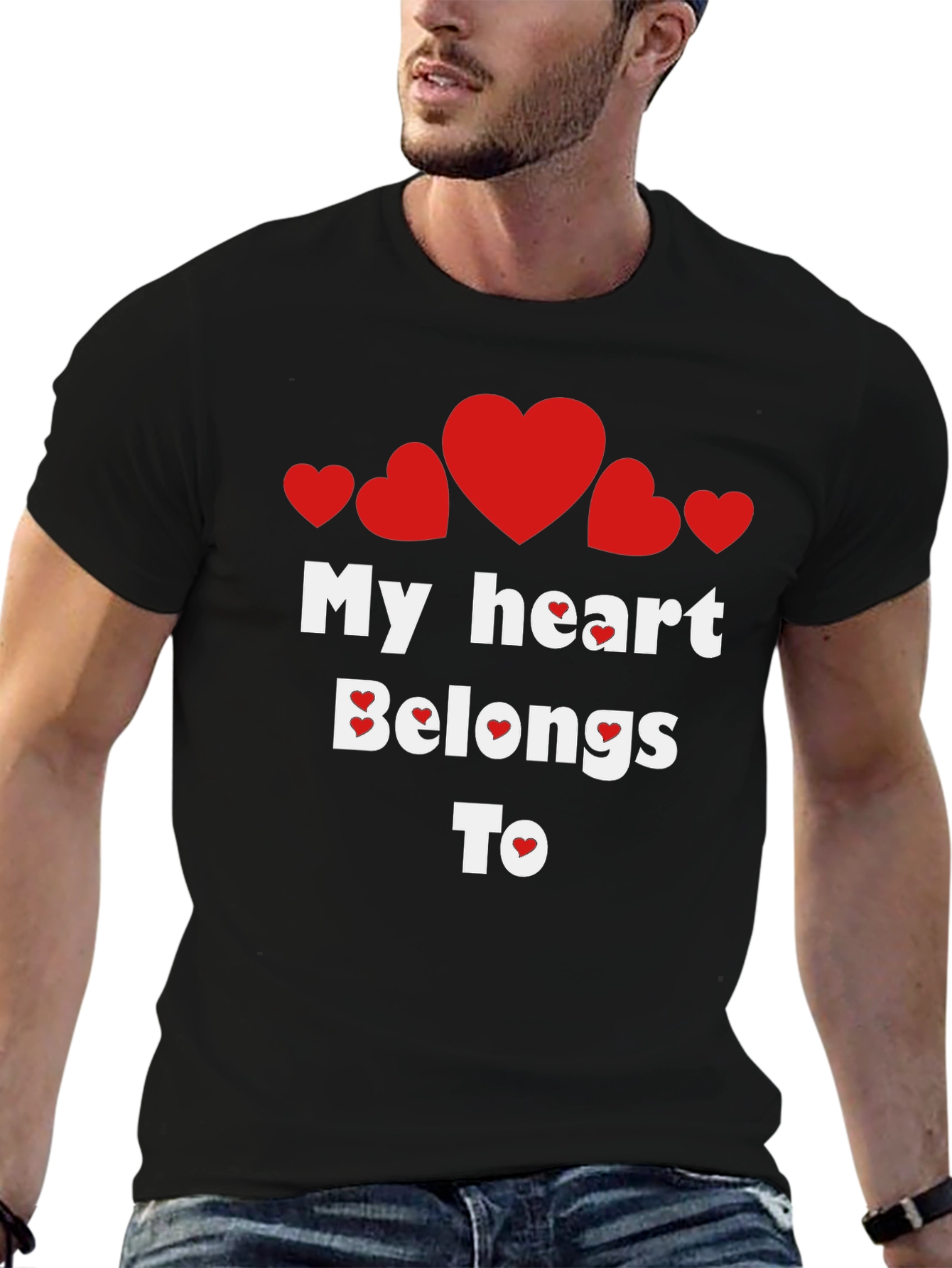 My Heart Belongs To T-Shirt - Valentines Day