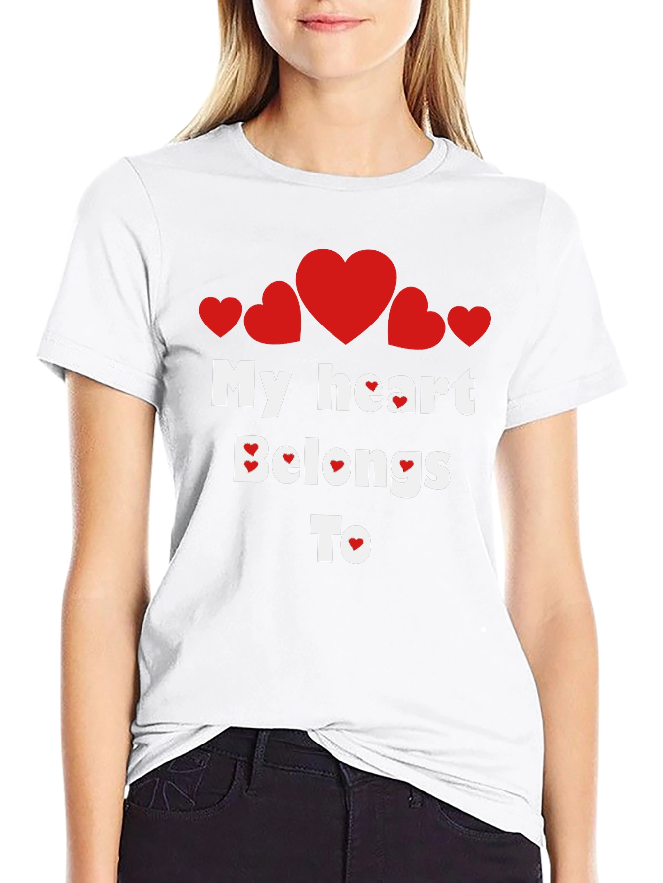 My Heart Belongs To T-Shirt - Valentines Day