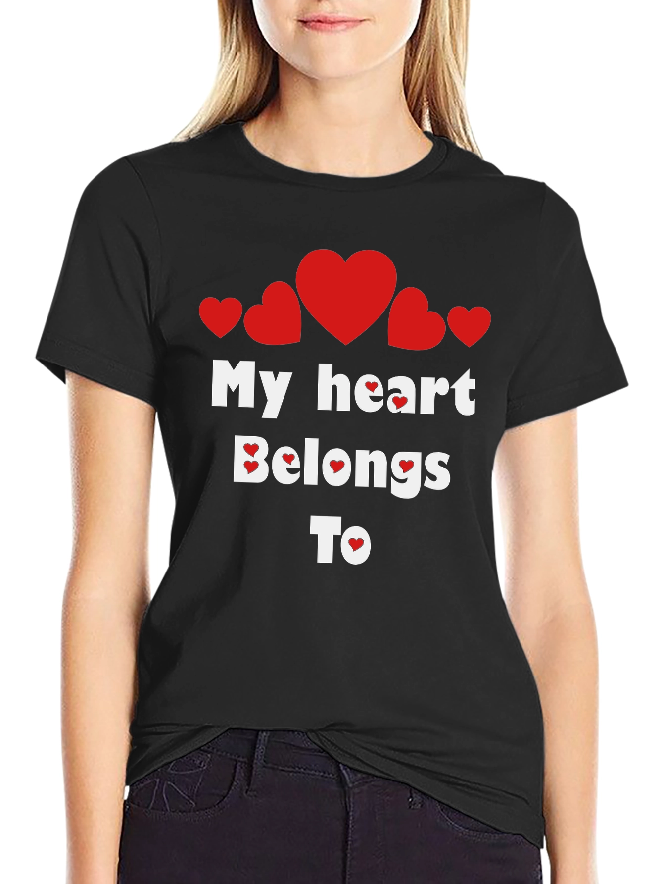 My Heart Belongs To T-Shirt - Valentines Day