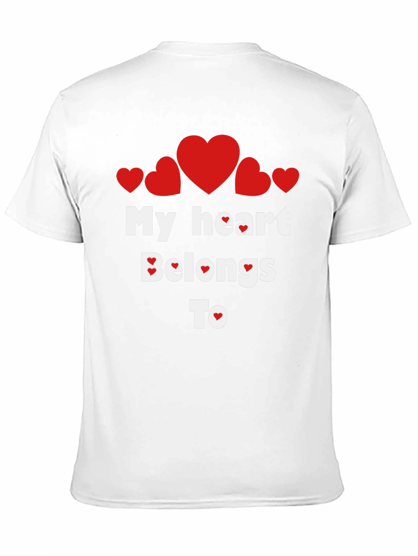 My Heart Belongs To T-Shirt - Valentines Day