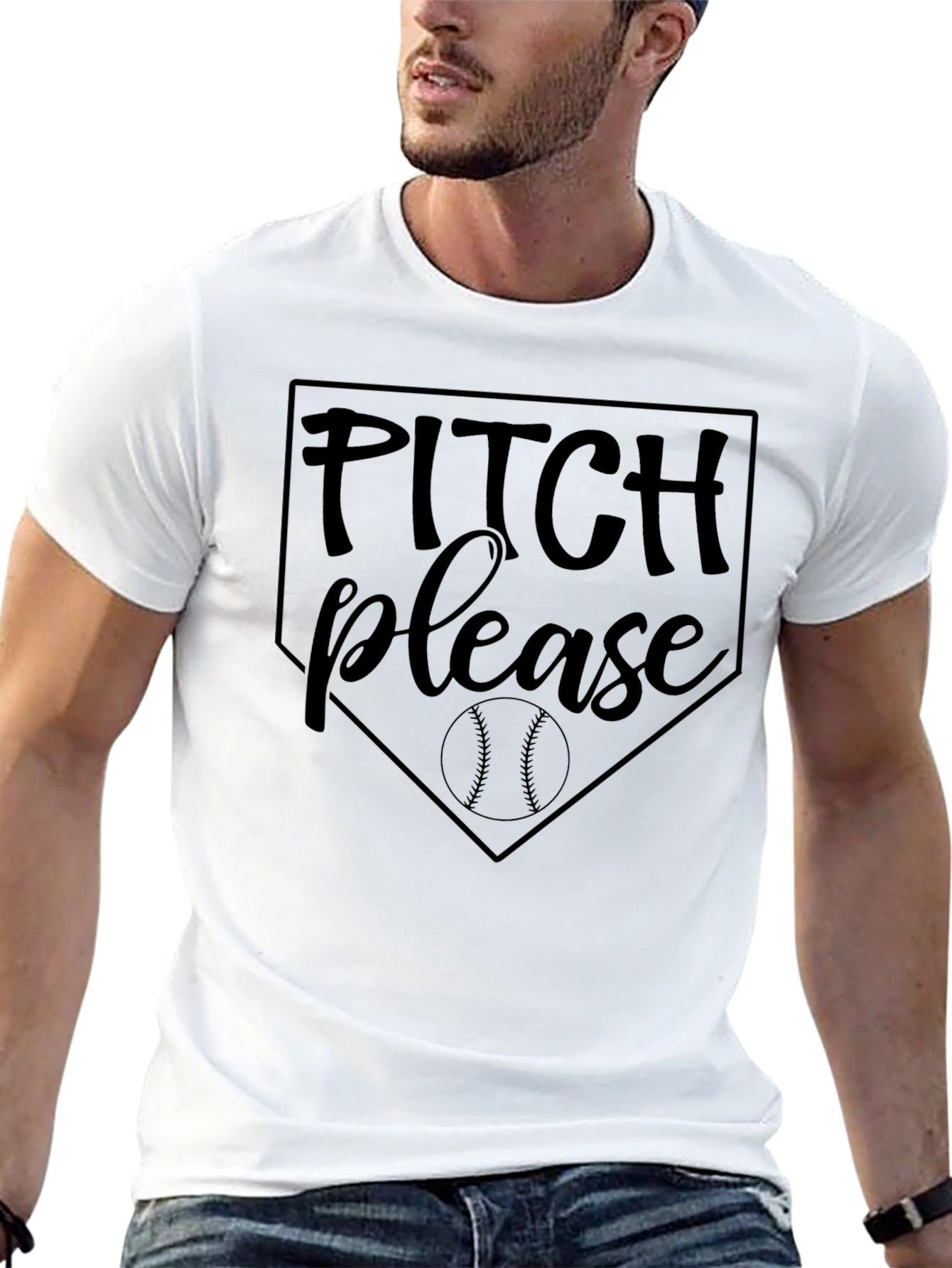 Pitch Please Baseball T-Shirt
