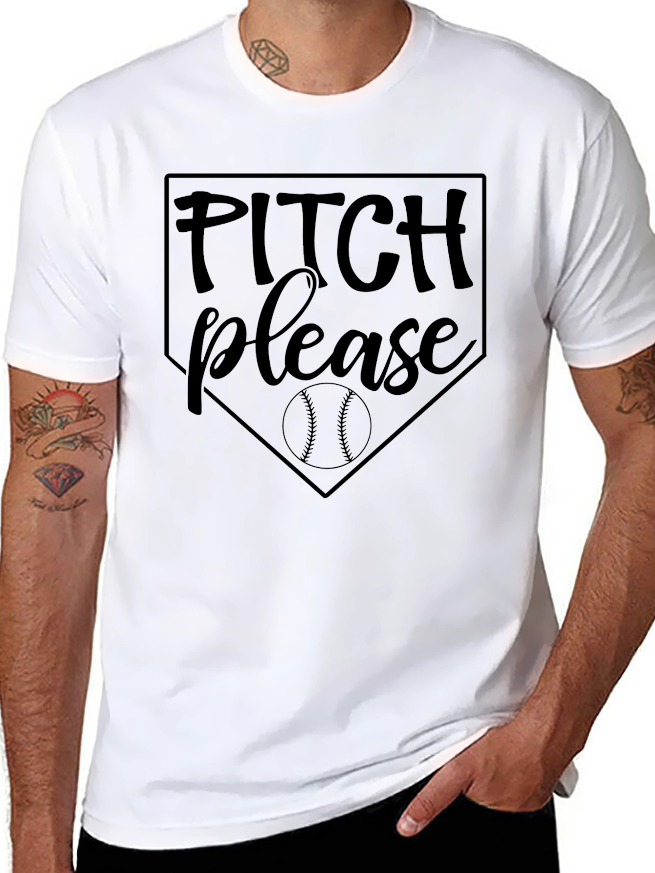 Pitch Please Baseball T-Shirt