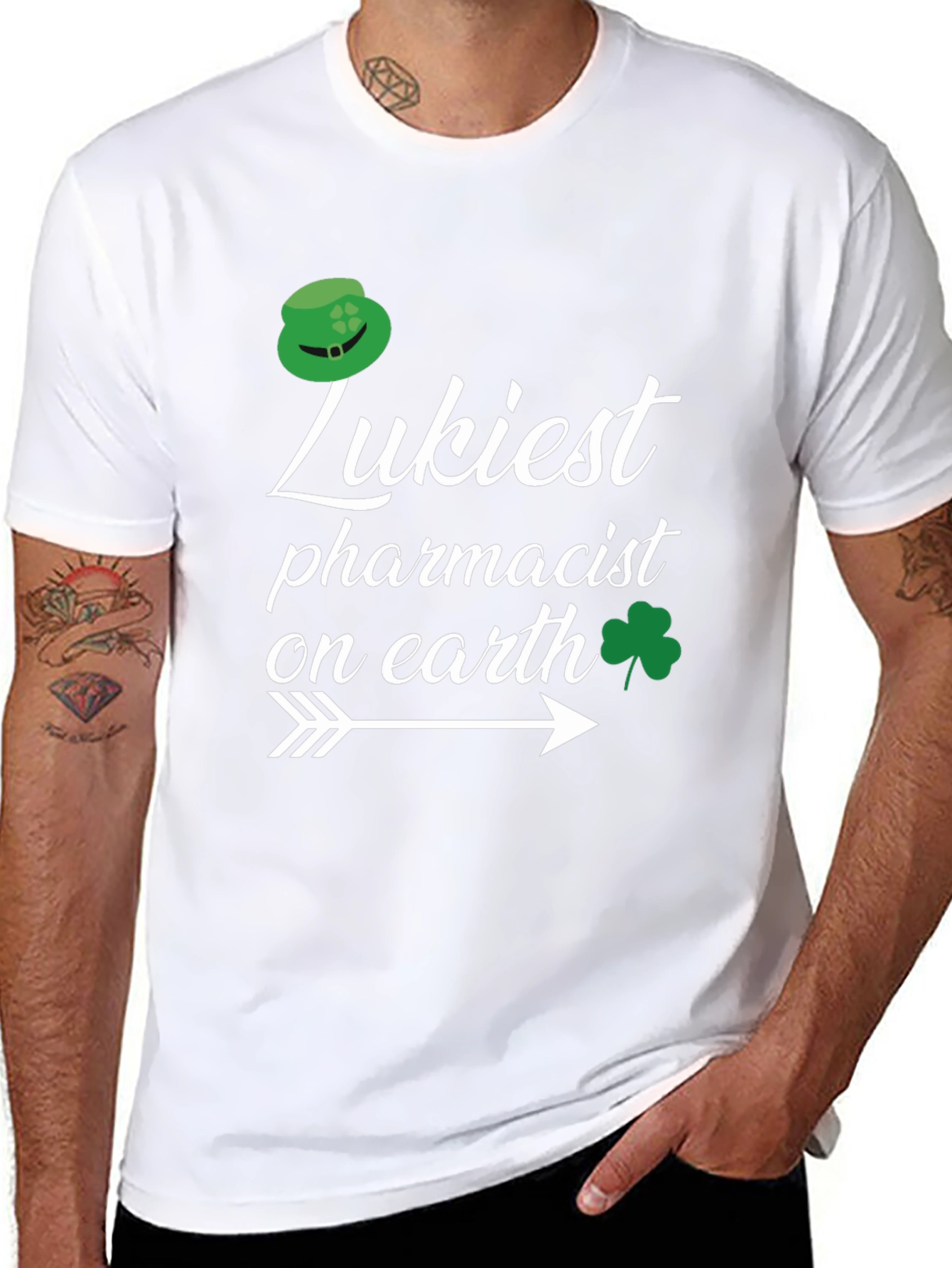 Luckiest Pharmacist on Earth St. Patricks Day T-Shirt
