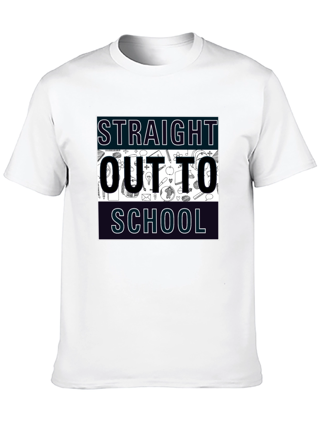 Straight Outta School Graphic Tee - Graduation Gift