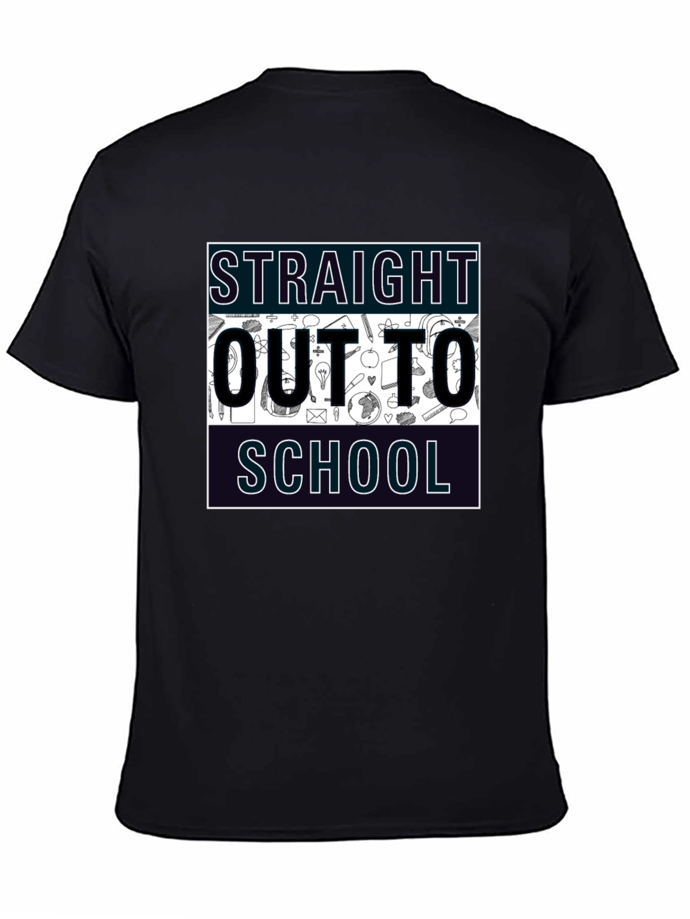 Straight Outta School Graphic Tee - Graduation Gift