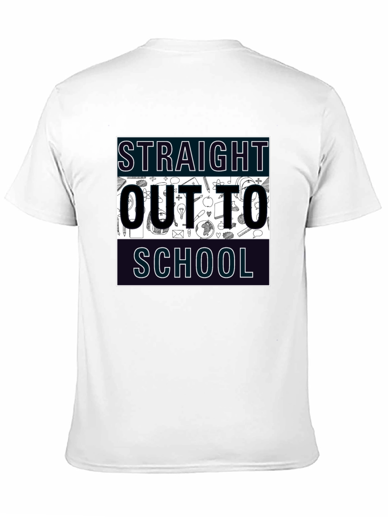 Straight Outta School Graphic Tee - Graduation Gift