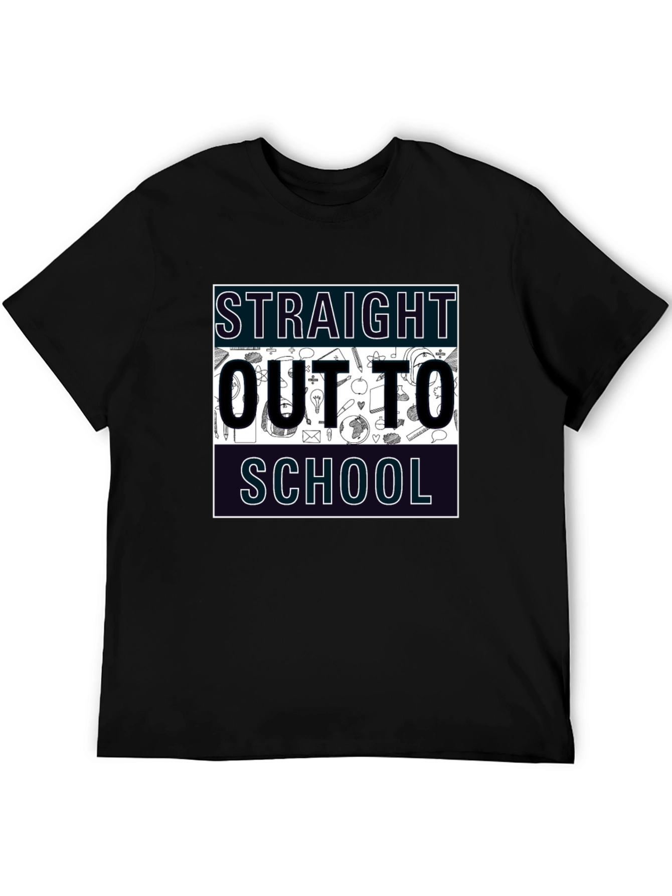 Straight Outta School Graphic Tee - Graduation Gift